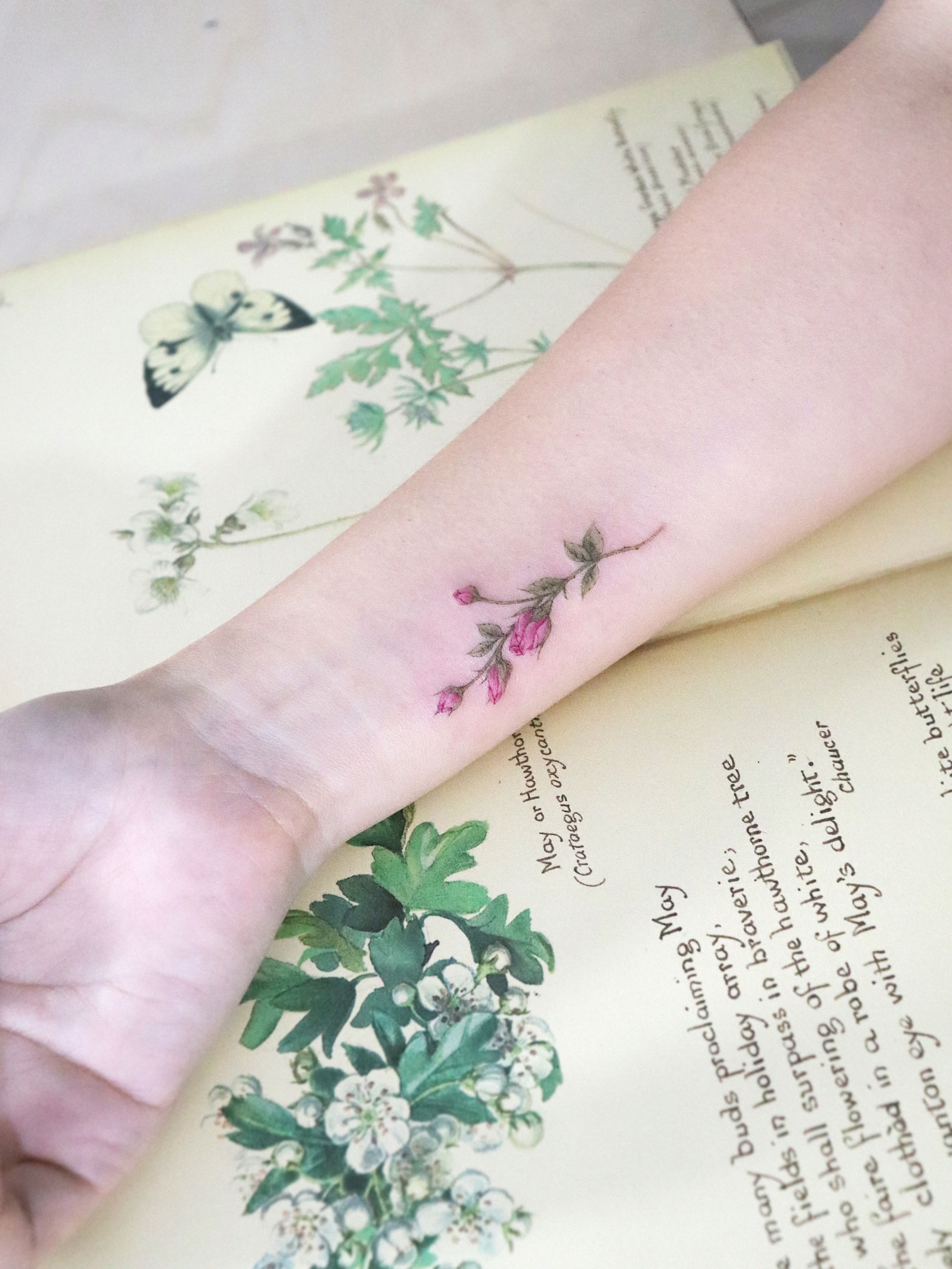 Tattoo by @vanilla__tattoo — watercolor