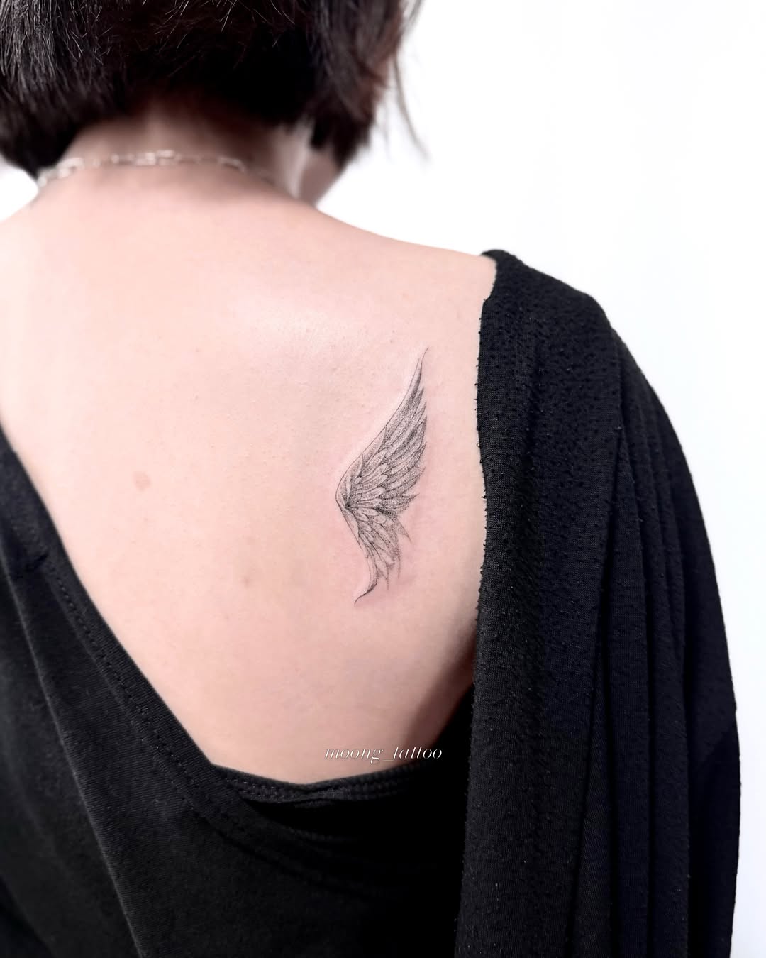 Tattoo by @moong_tattoo — black_and_grey