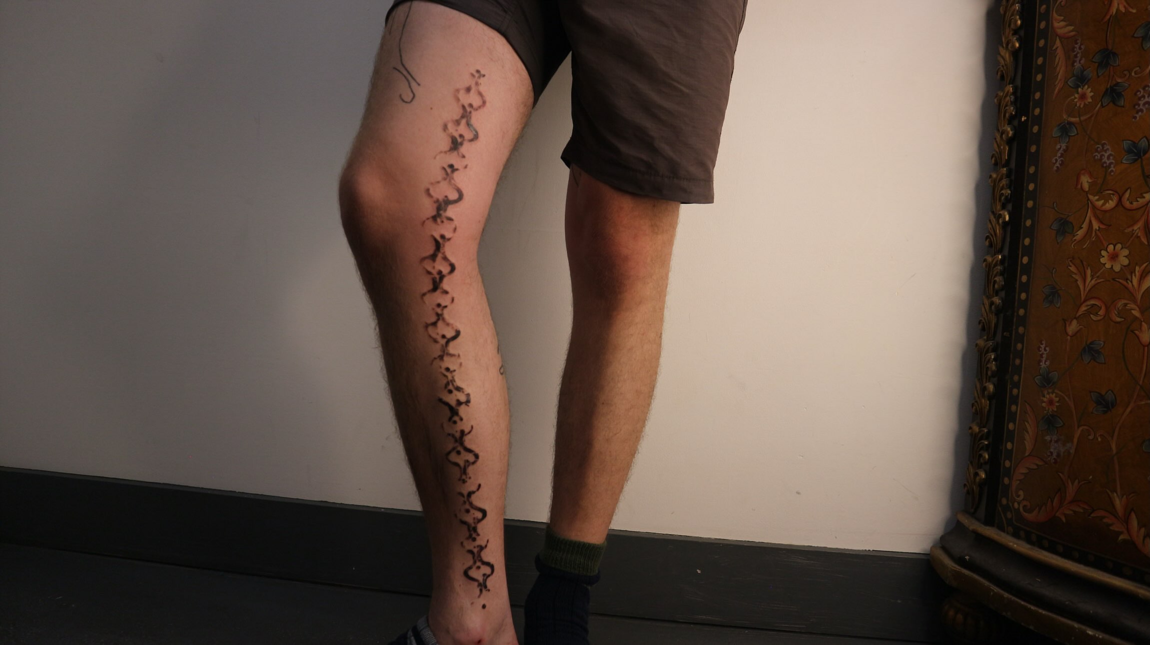 Tattoo by @_____smalt__ — lettering_script