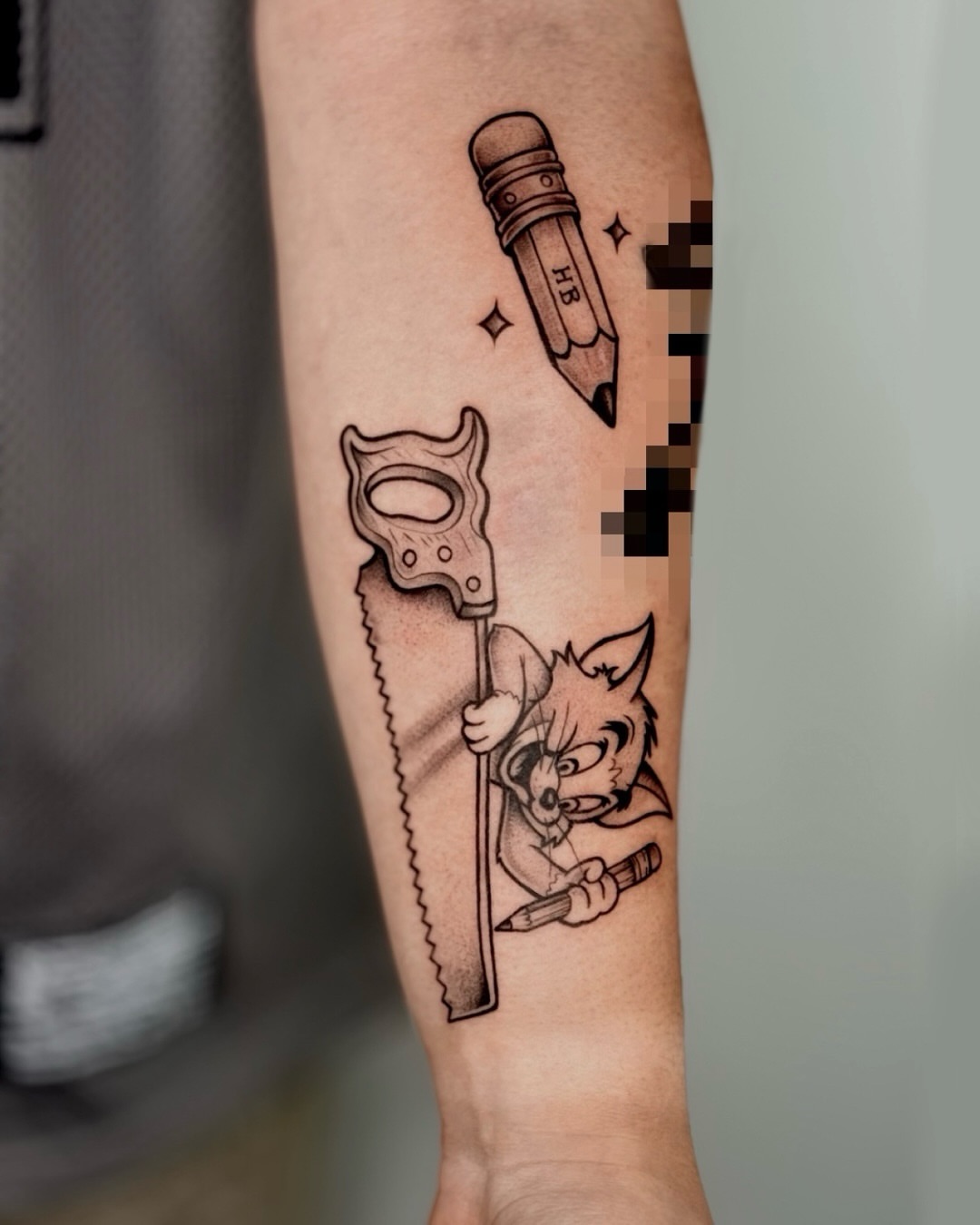 Tattoo by @tattooist_blanc — black_and_grey, realism