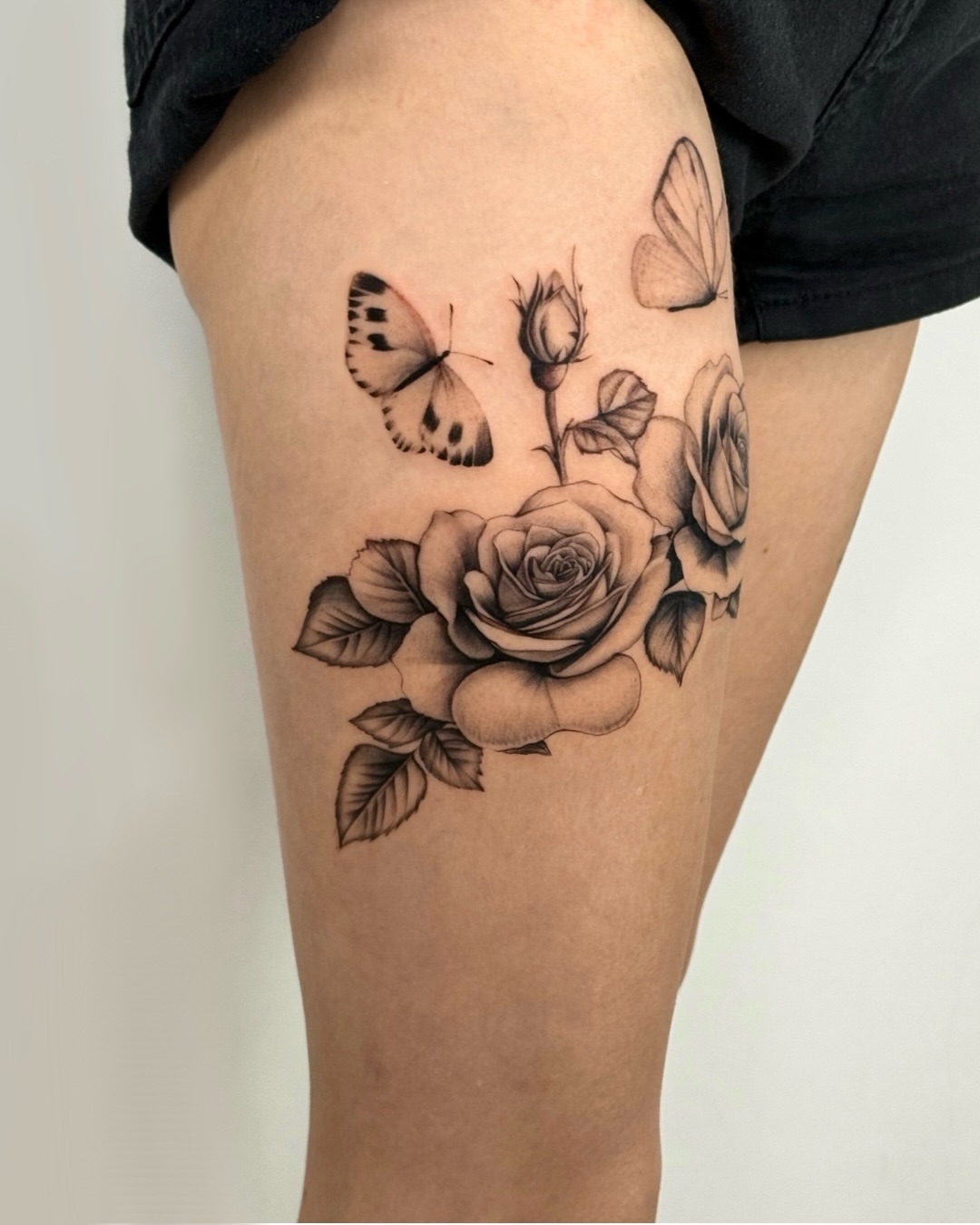 Tattoo by @tattooist_blanc — black_and_grey, realism