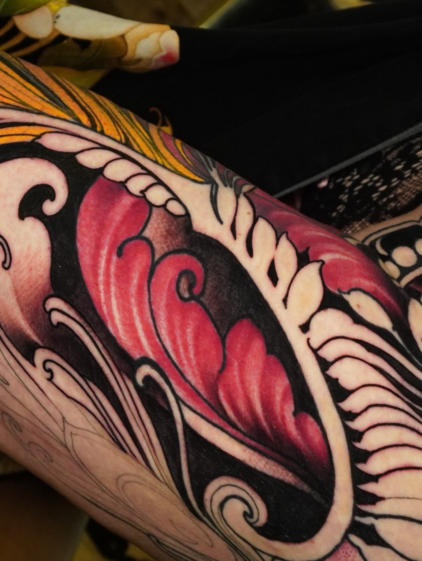 Tattoo by @fiori_lorett — american_traditional, japanese_irezumi