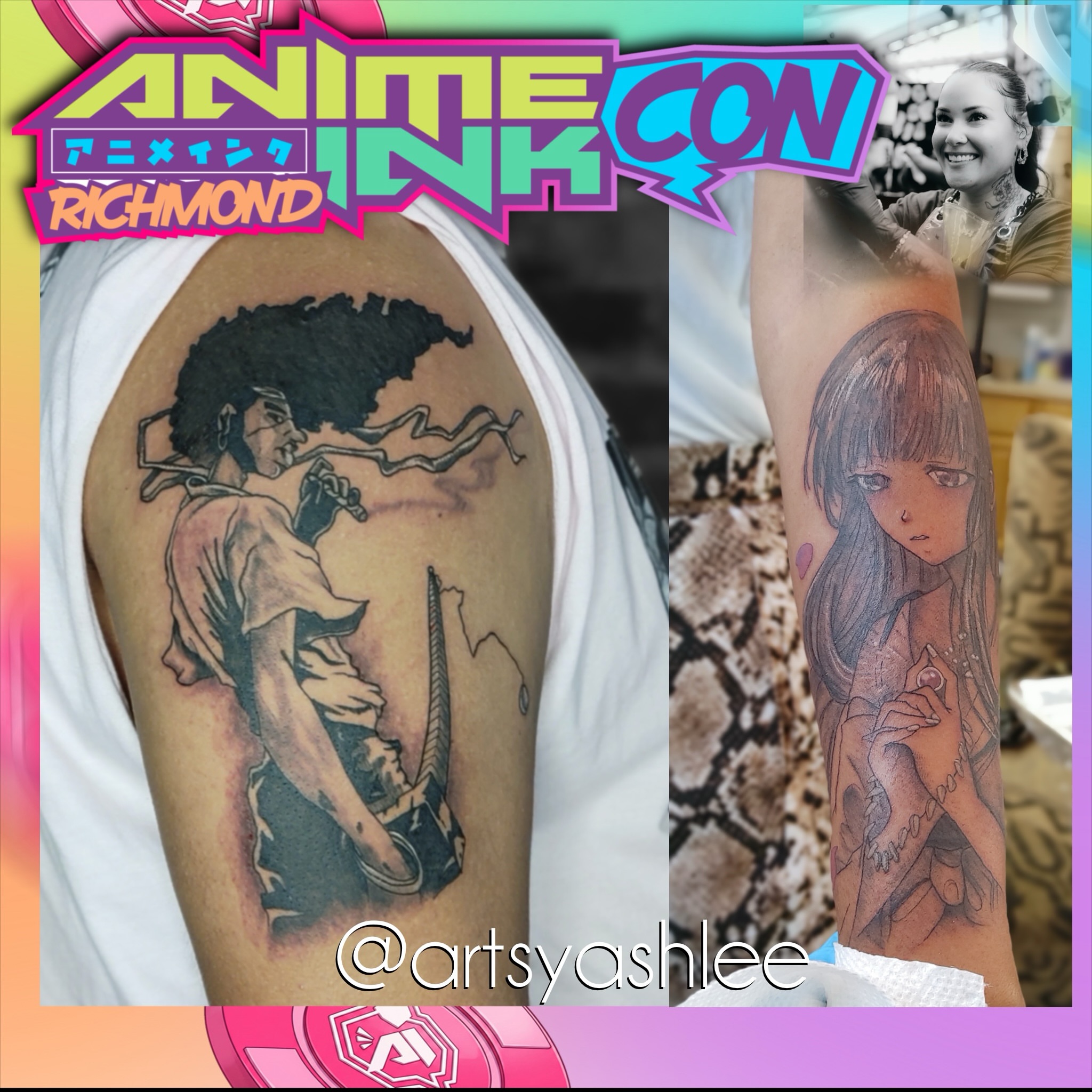 Tattoo by @artsyashlee — anime