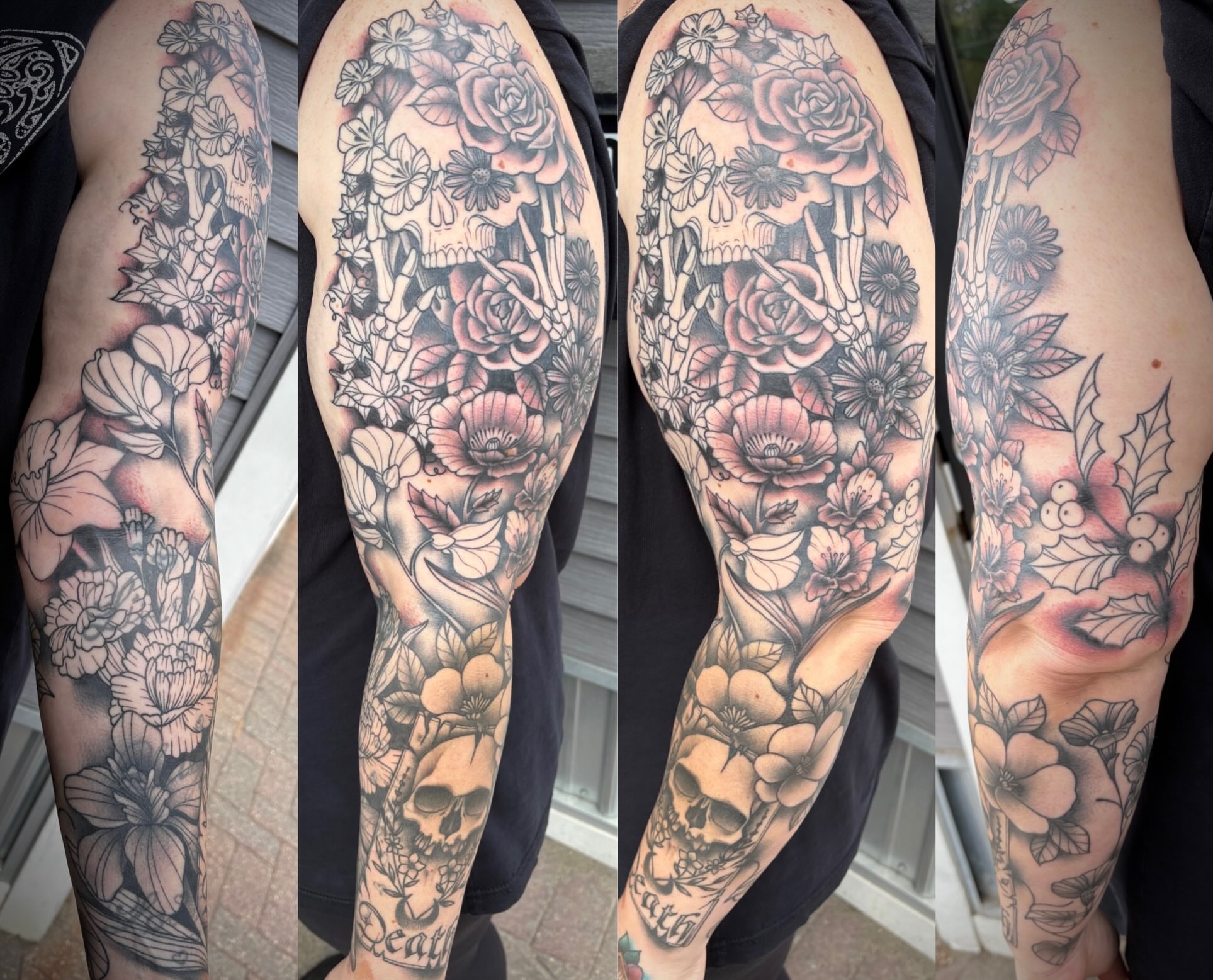Tattoo by @hardcorn77 — american_traditional, black_and_grey