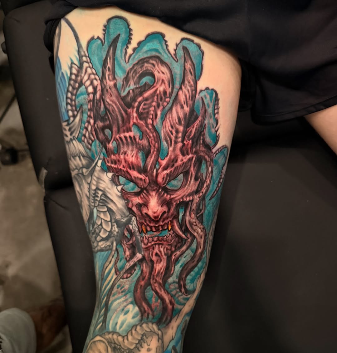 Tattoo by @garrett.morrell — dark_realism