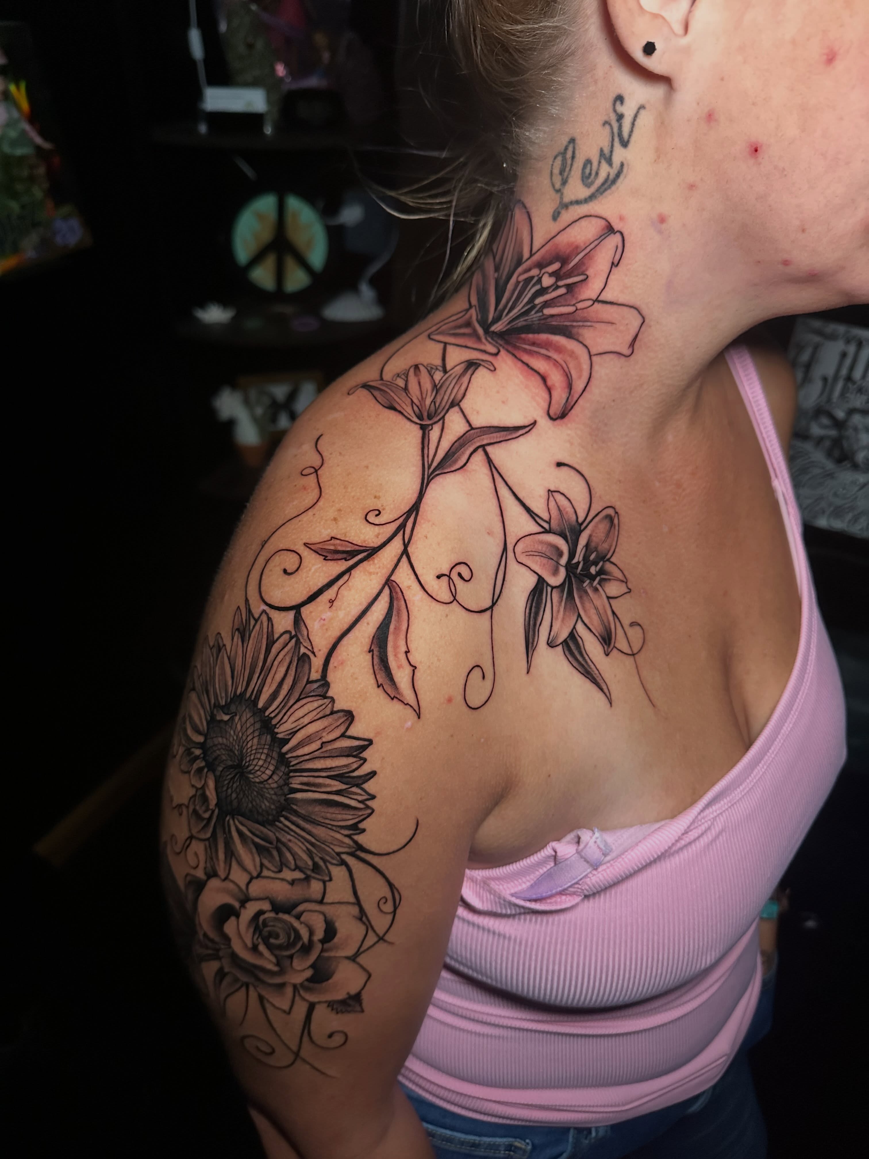 Tattoo by @halz327tattoos — black_and_grey, realism