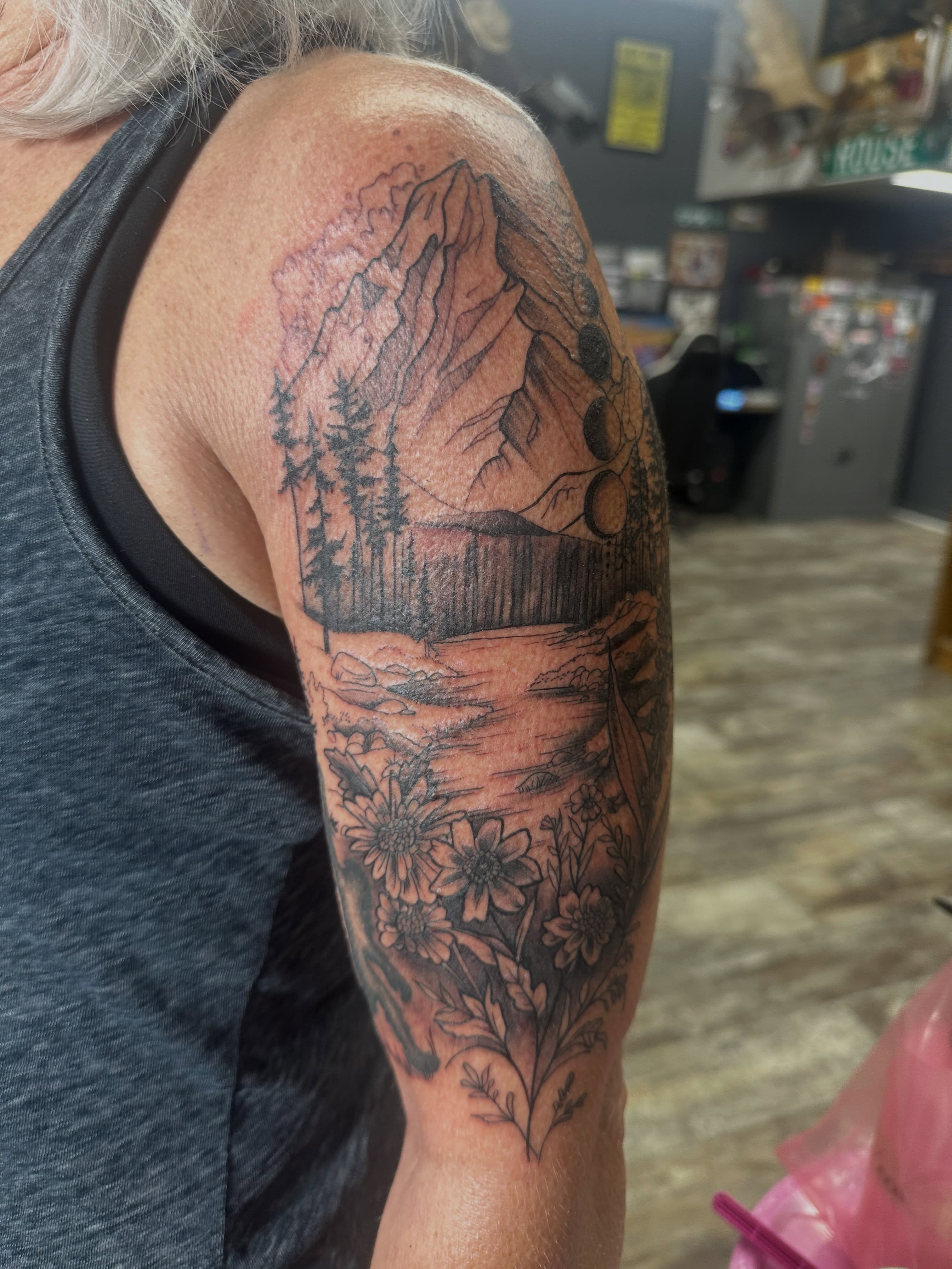 Tattoo by @halz327tattoos — black_and_grey, realism