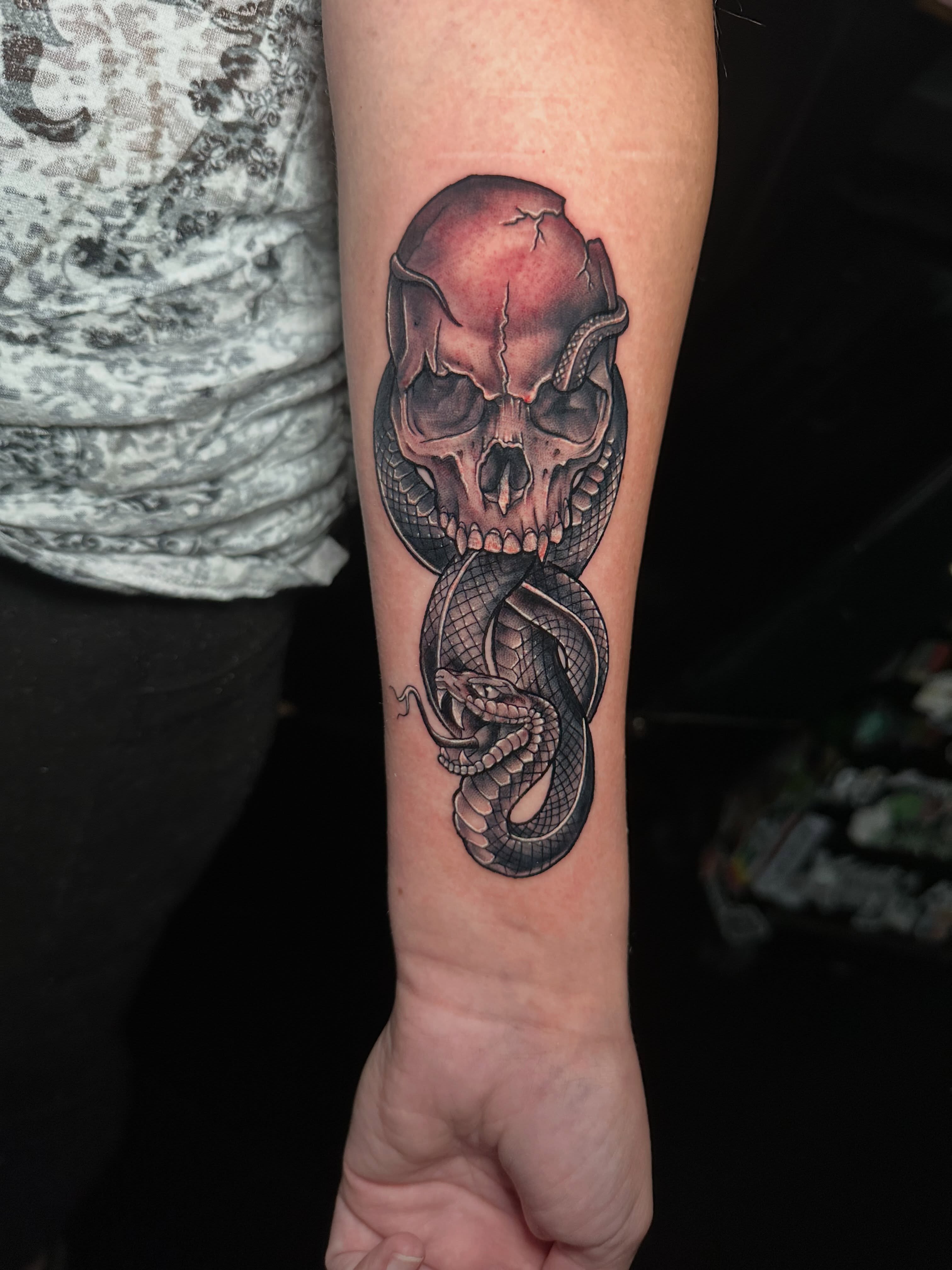 Tattoo by @halz327tattoos — dark_realism