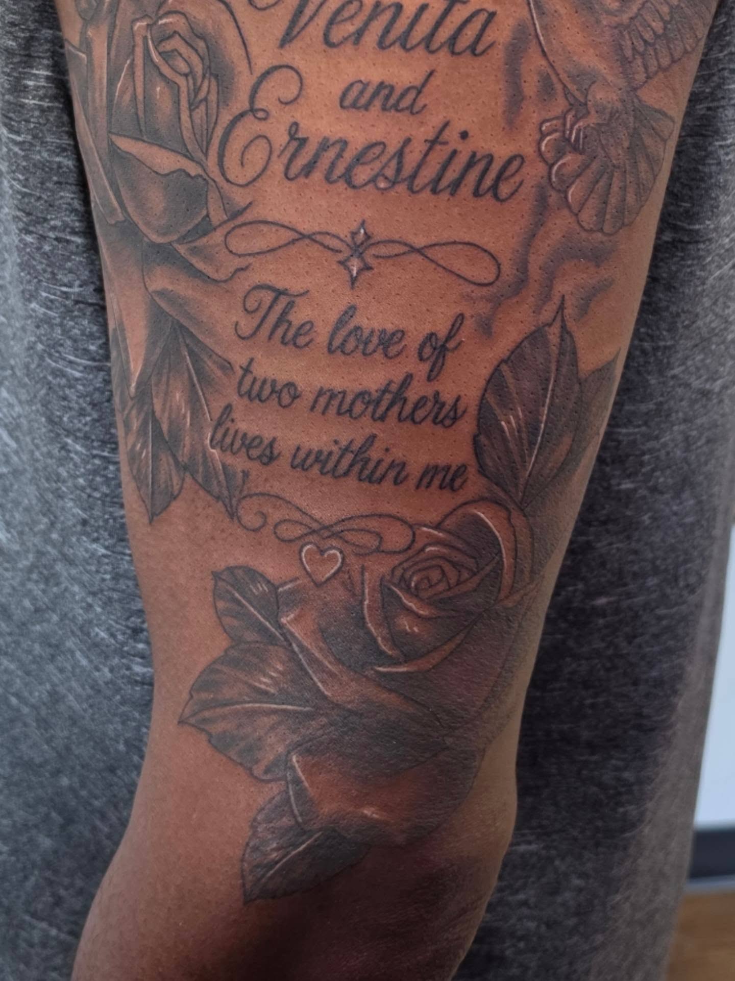 Tattoo by @colleen_does_tattoos — black_and_grey