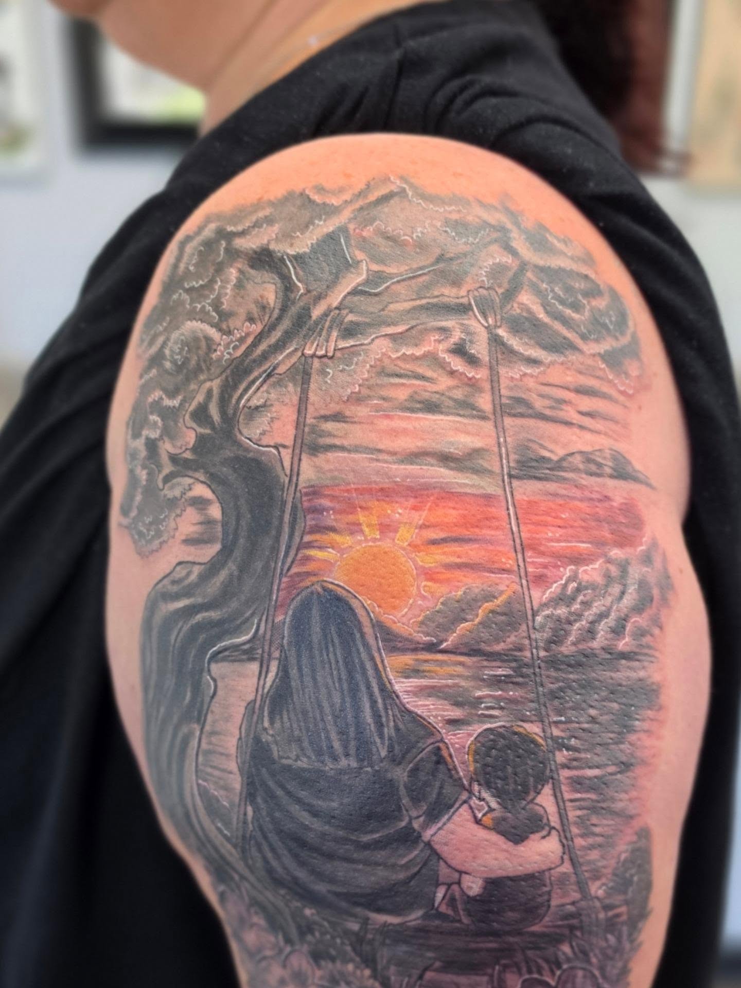 Tattoo by @colleen_does_tattoos — realism, dark_realism