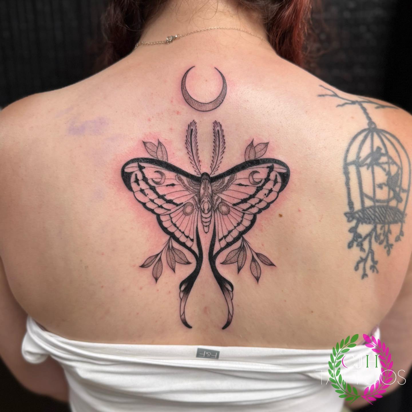 Tattoo by @cjhtattoos — black_and_grey