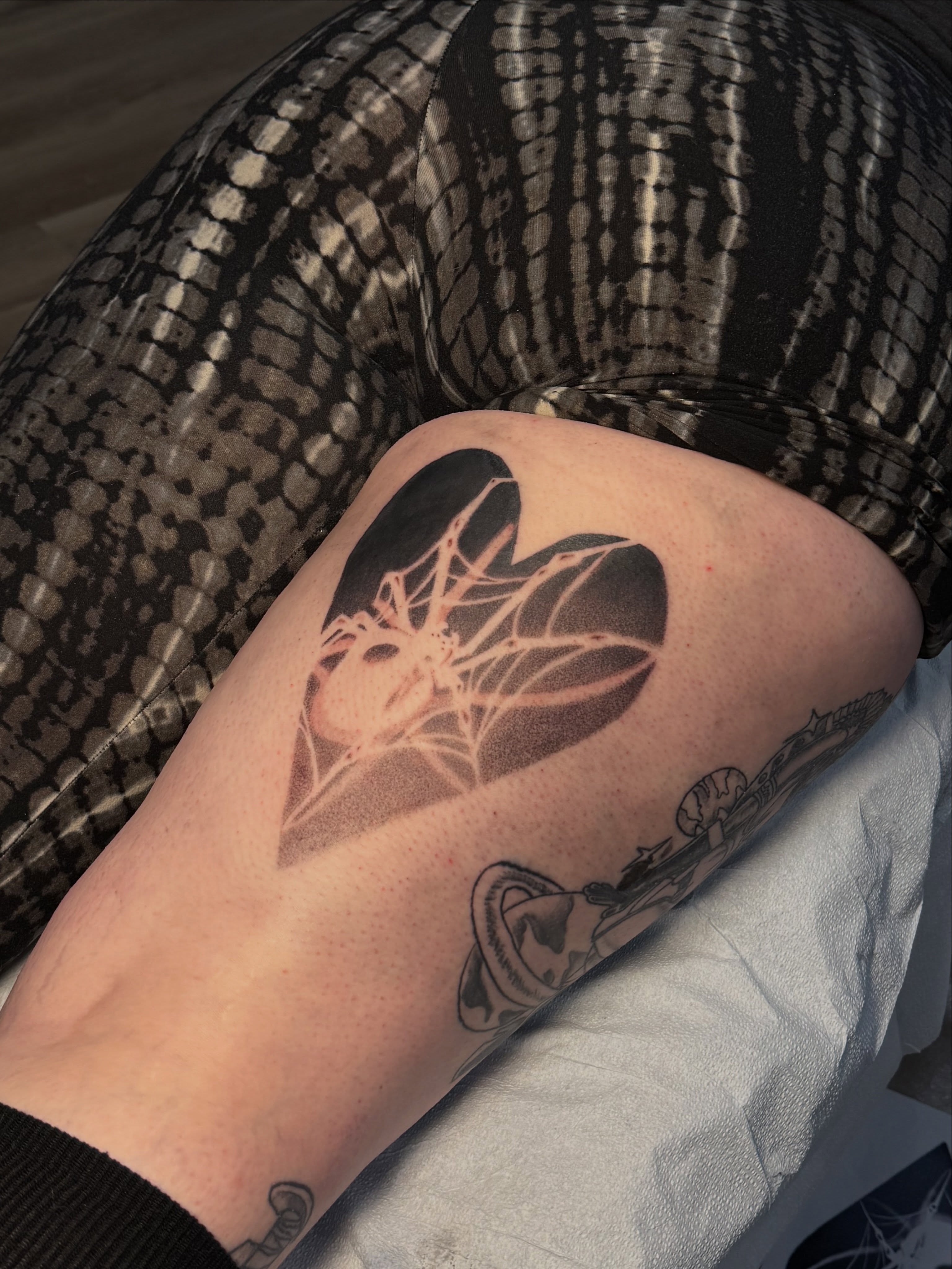 Tattoo by @afondi — dotwork, black_and_grey