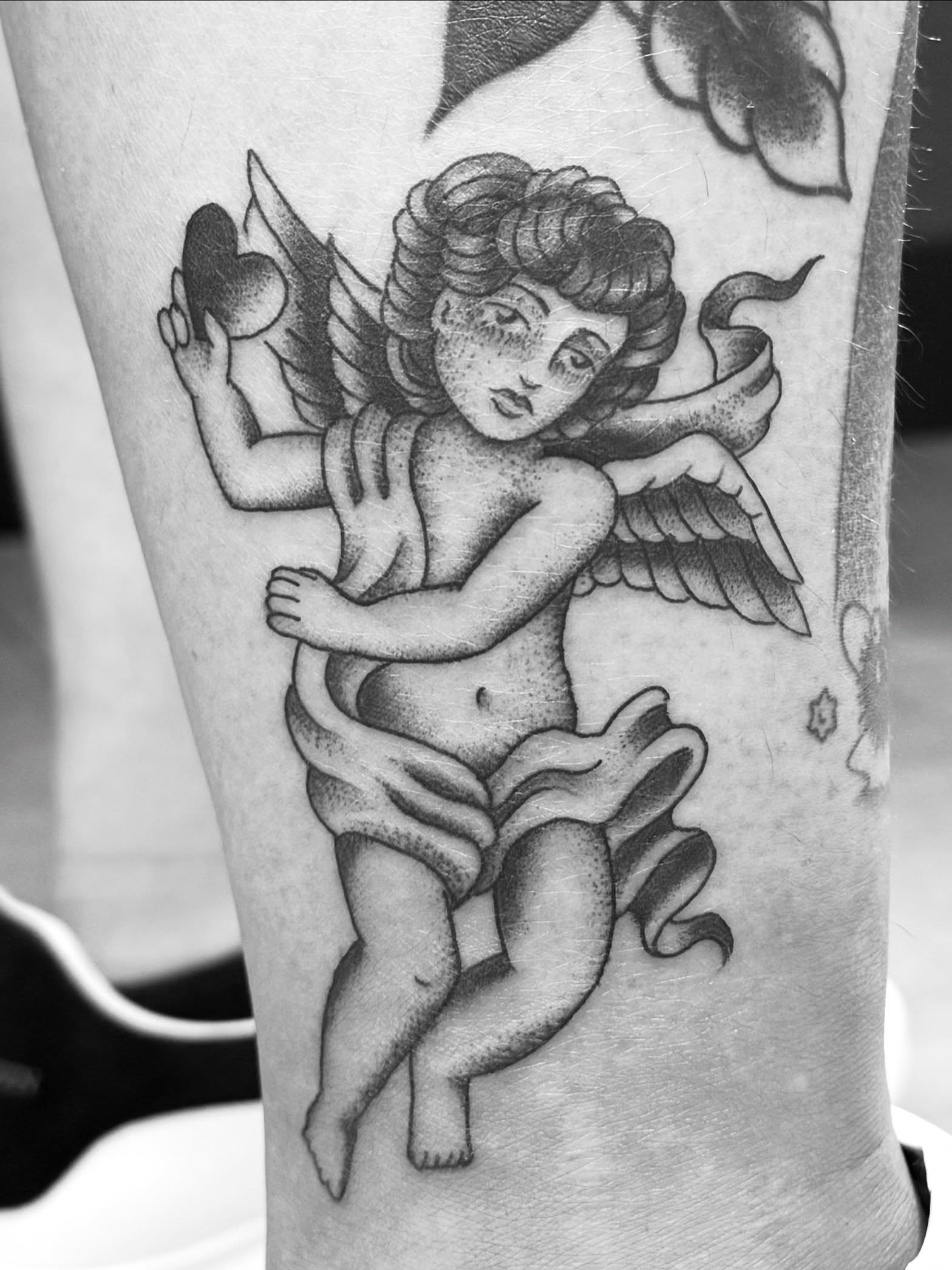 Tattoo by @blackworkboston — dotwork