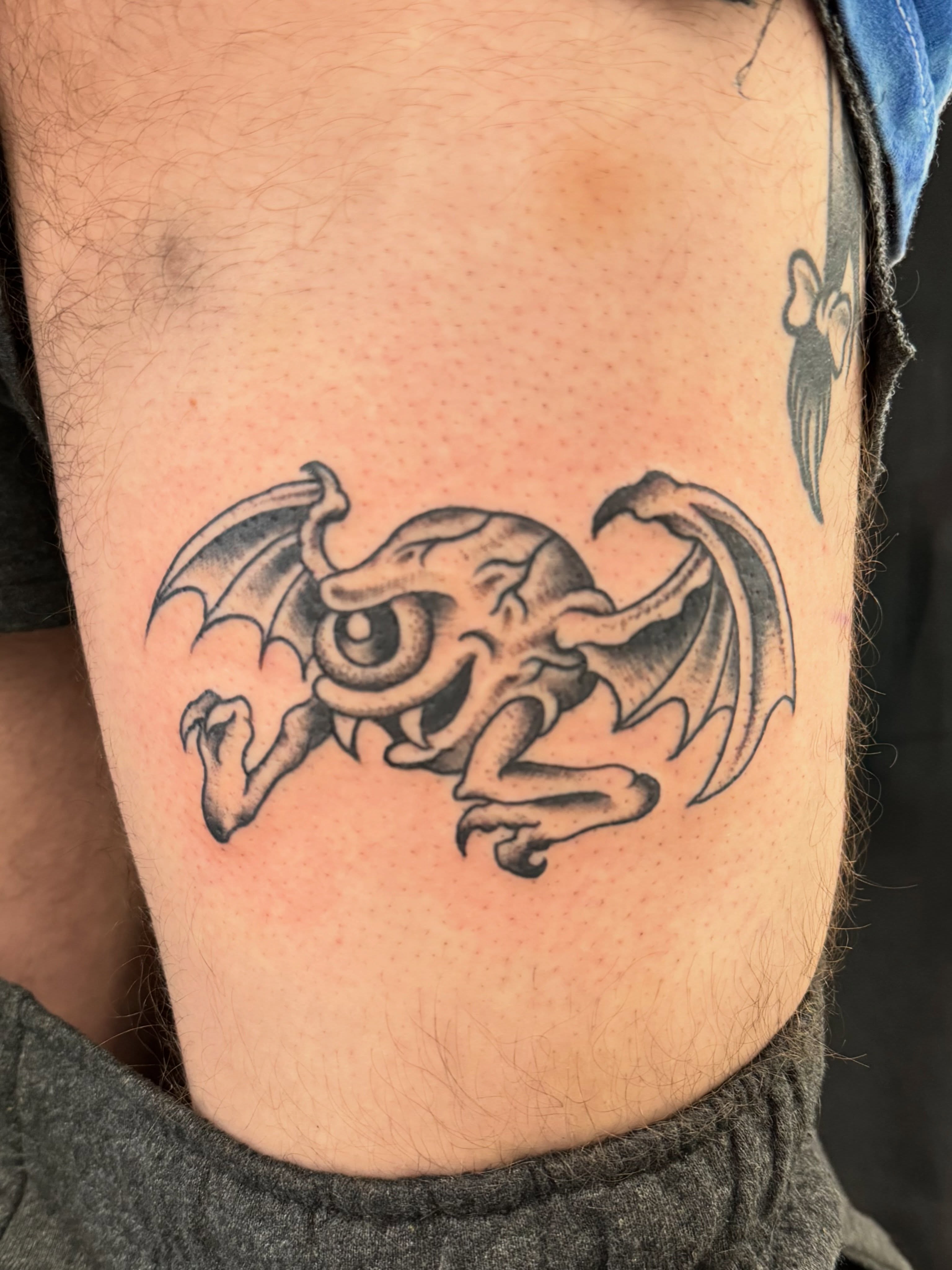 Tattoo by @blackworkboston — black_and_grey
