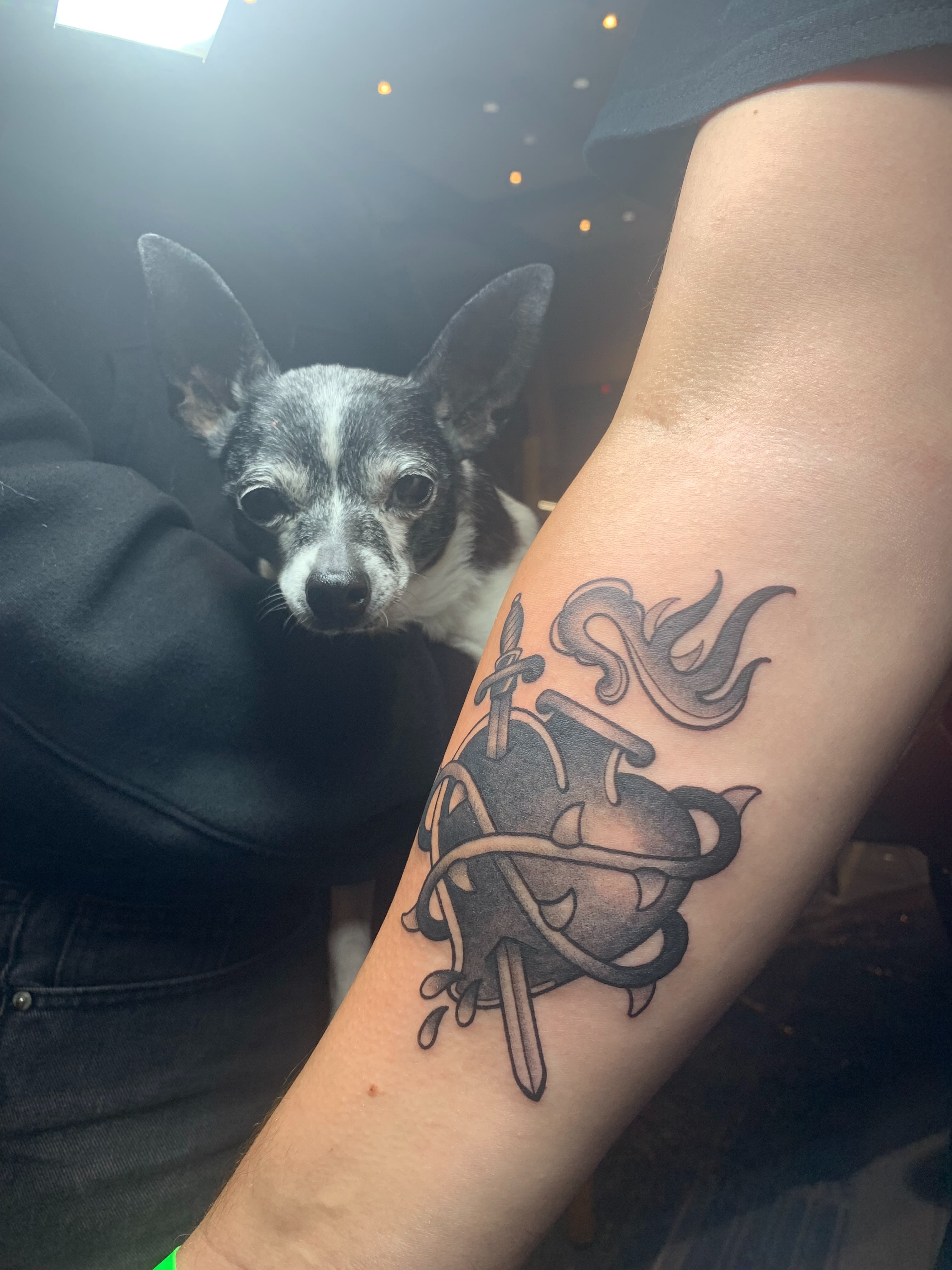 Tattoo by @drowsytattoos — black_and_grey