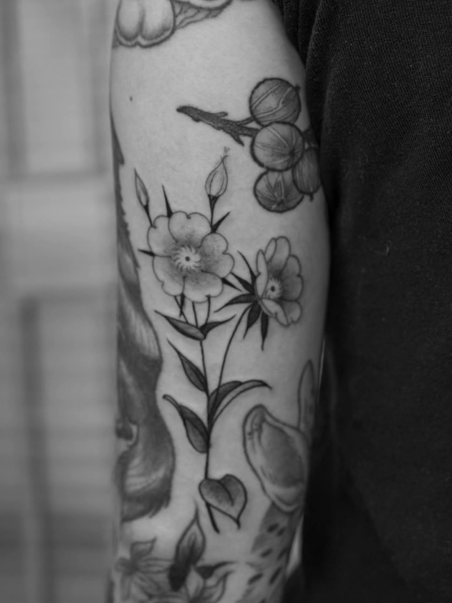 Tattoo by @bramadey — black_and_grey