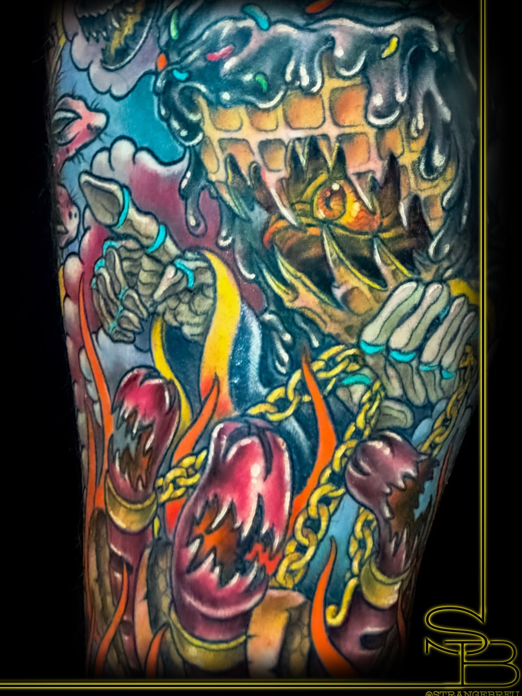 Tattoo by @strangebreu — american_traditional