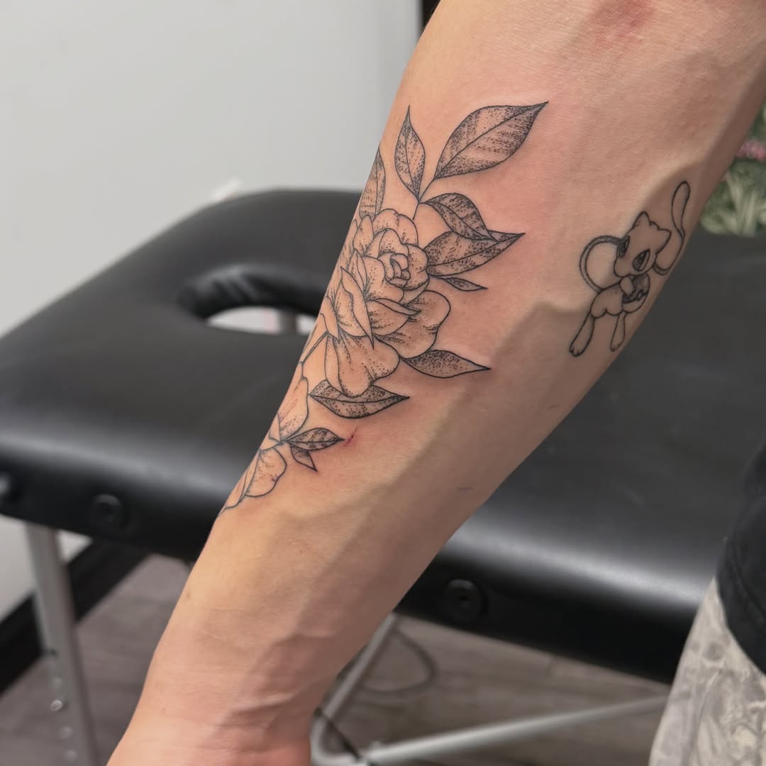 Tattoo by @lunarstudiosart — dotwork, black_and_grey