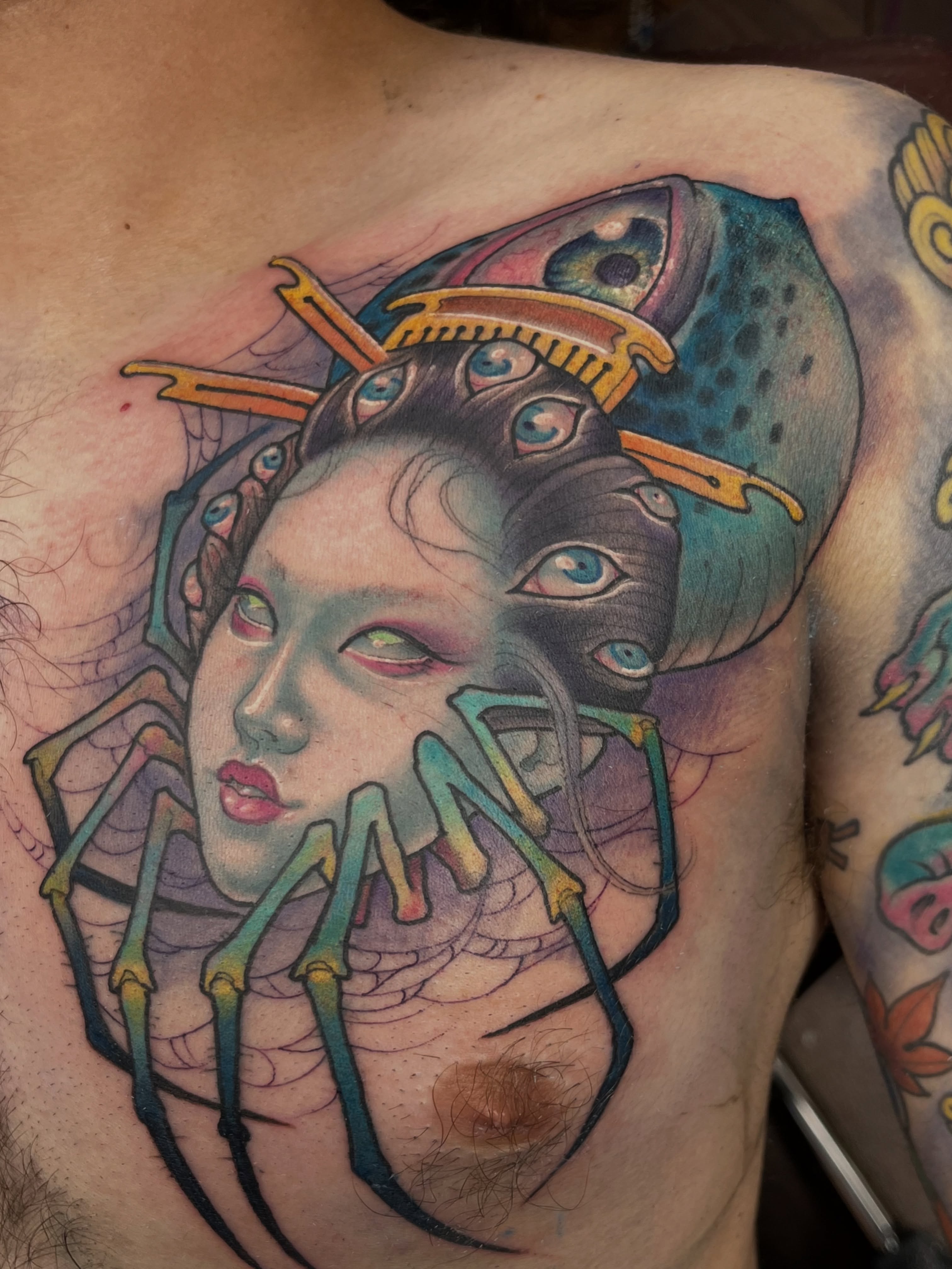 Tattoo by @creepy_jason β illustrative, anime