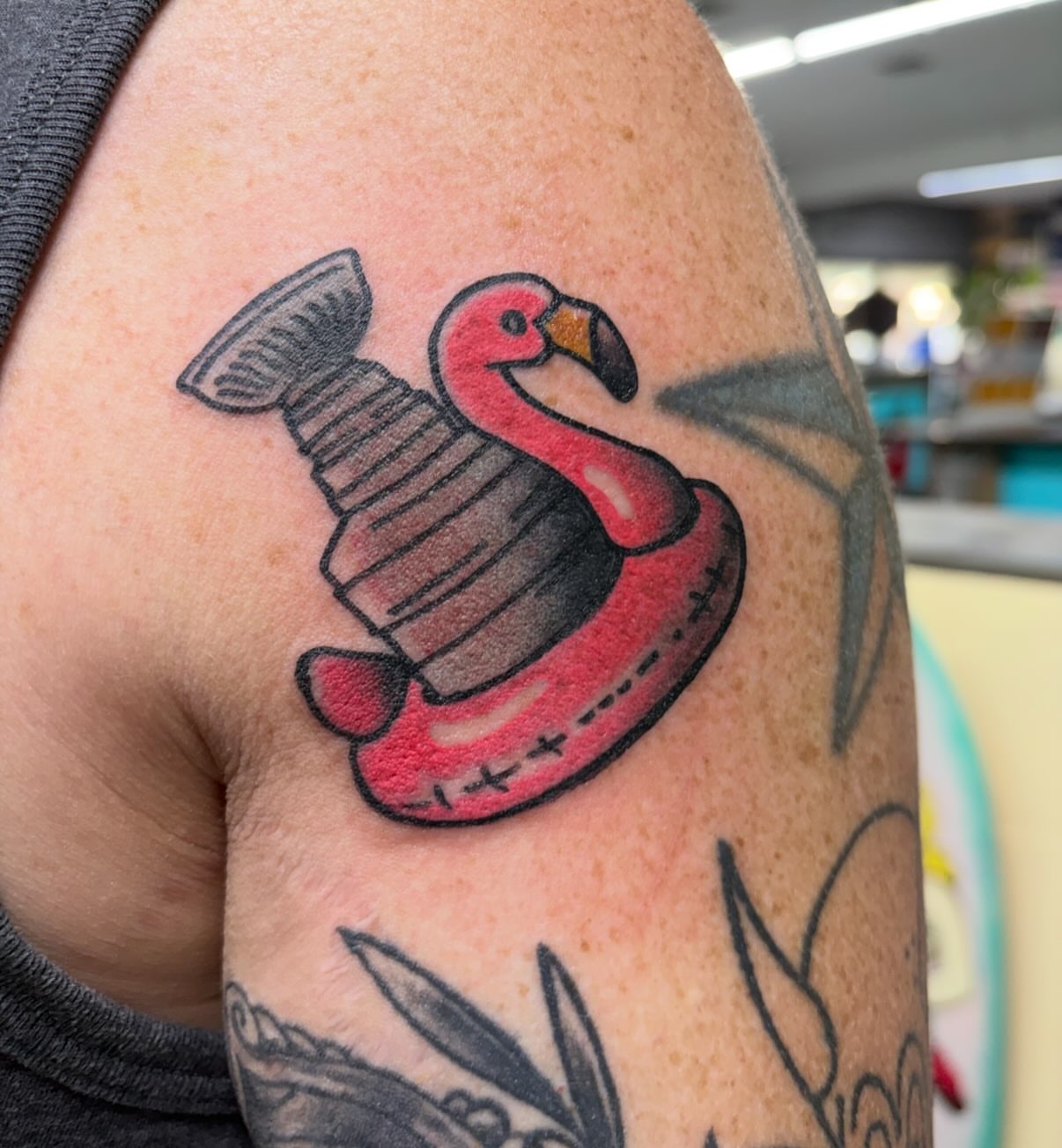 Tattoo by @heifbeantattoos — new_school