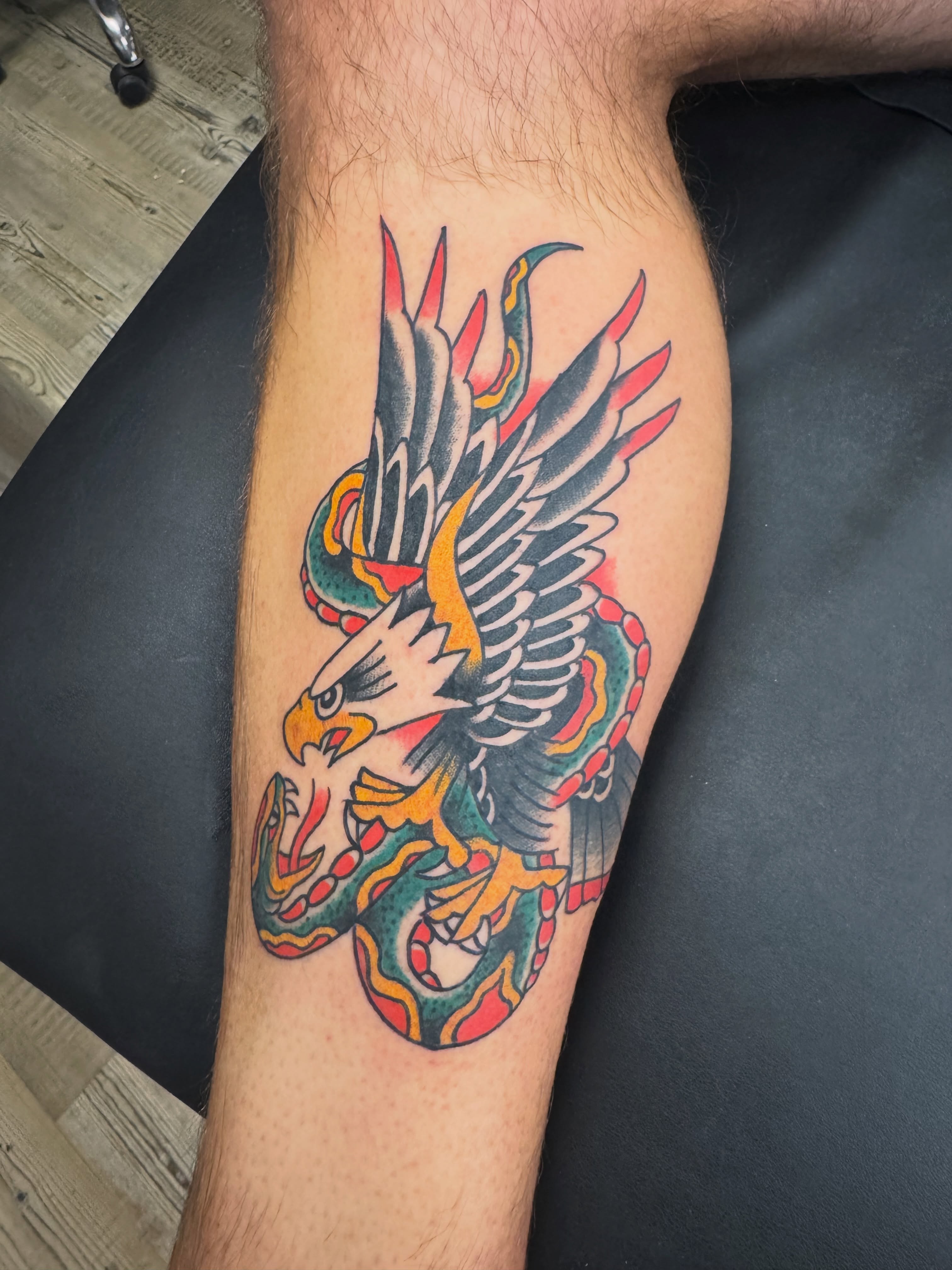 Tattoo by @me_my_self — american_traditional, neo_traditional