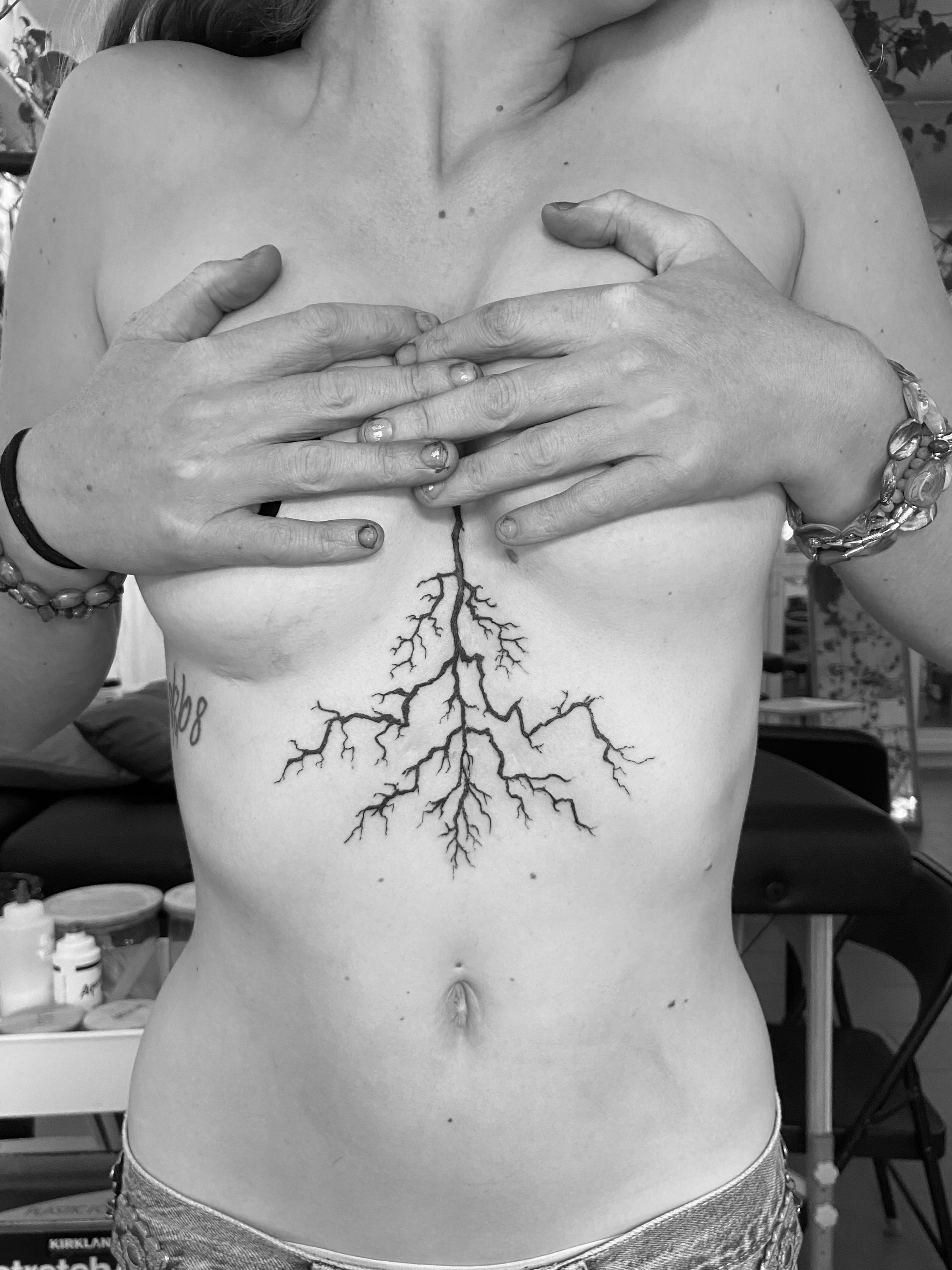 Tattoo by @kruegergrams — black_and_grey