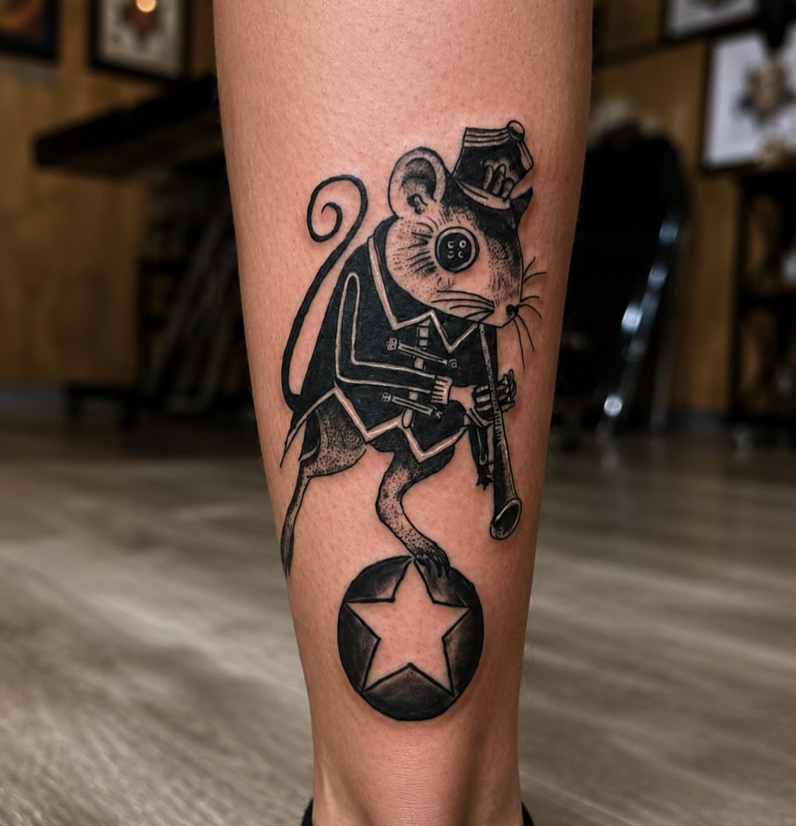 Tattoo by @cmillsink — black_and_grey, realism