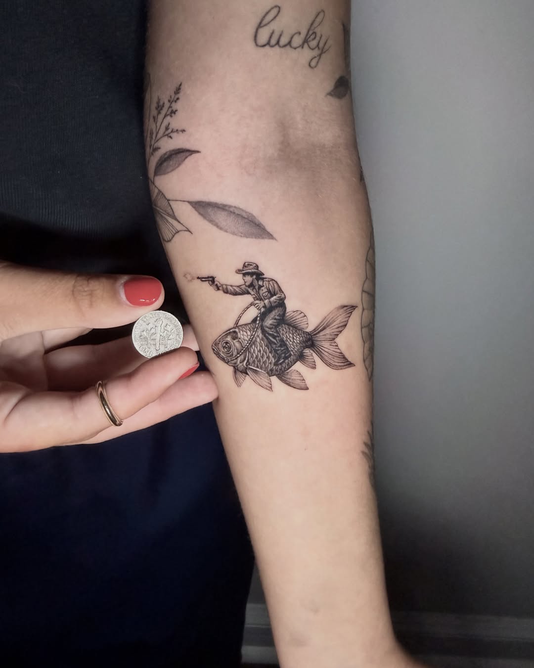 Tattoo by @jxrtattoos — black_and_grey