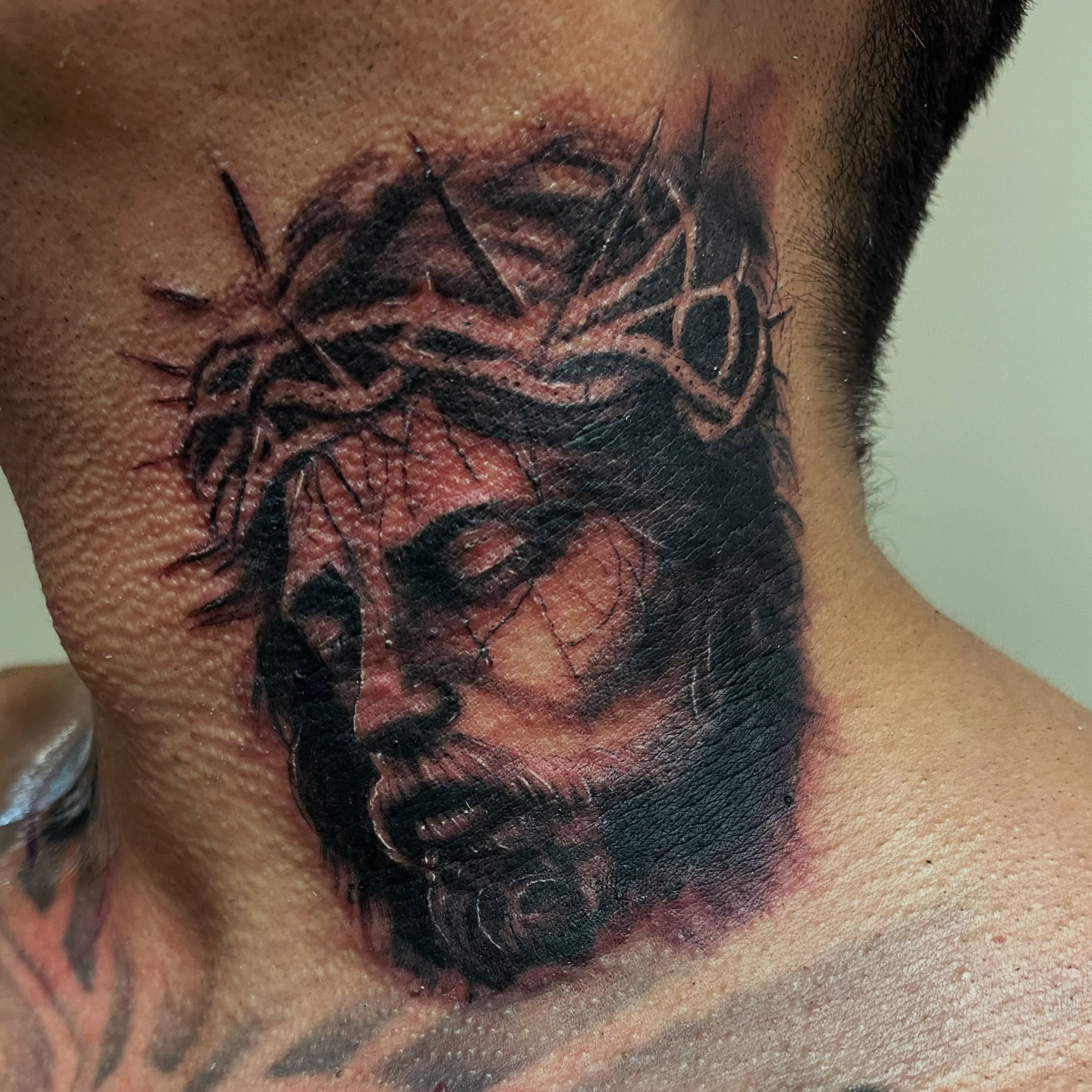 Tattoo by @illestgorilla — black_and_grey, realism