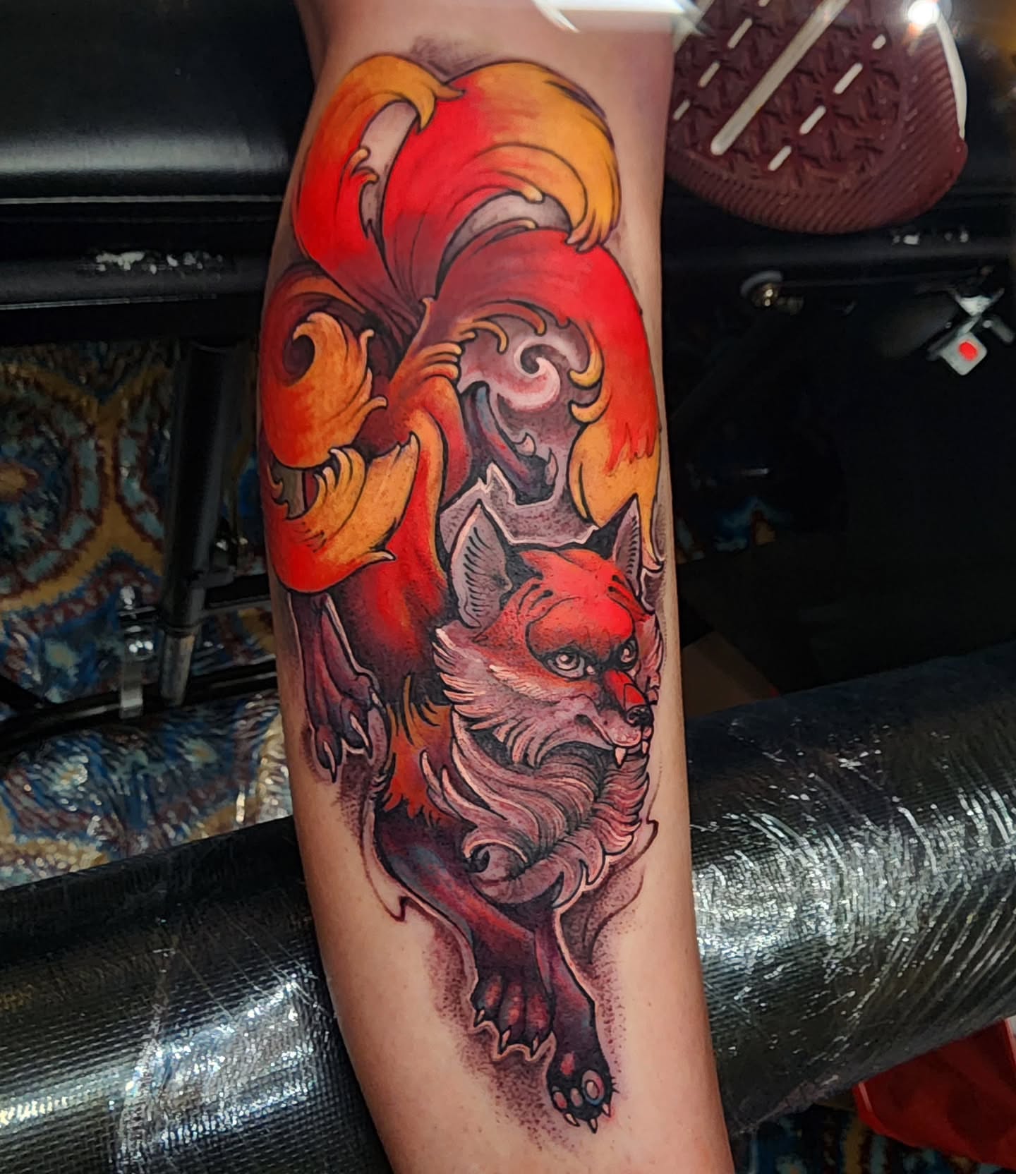 Tattoo by @401tattoo — dotwork, realism