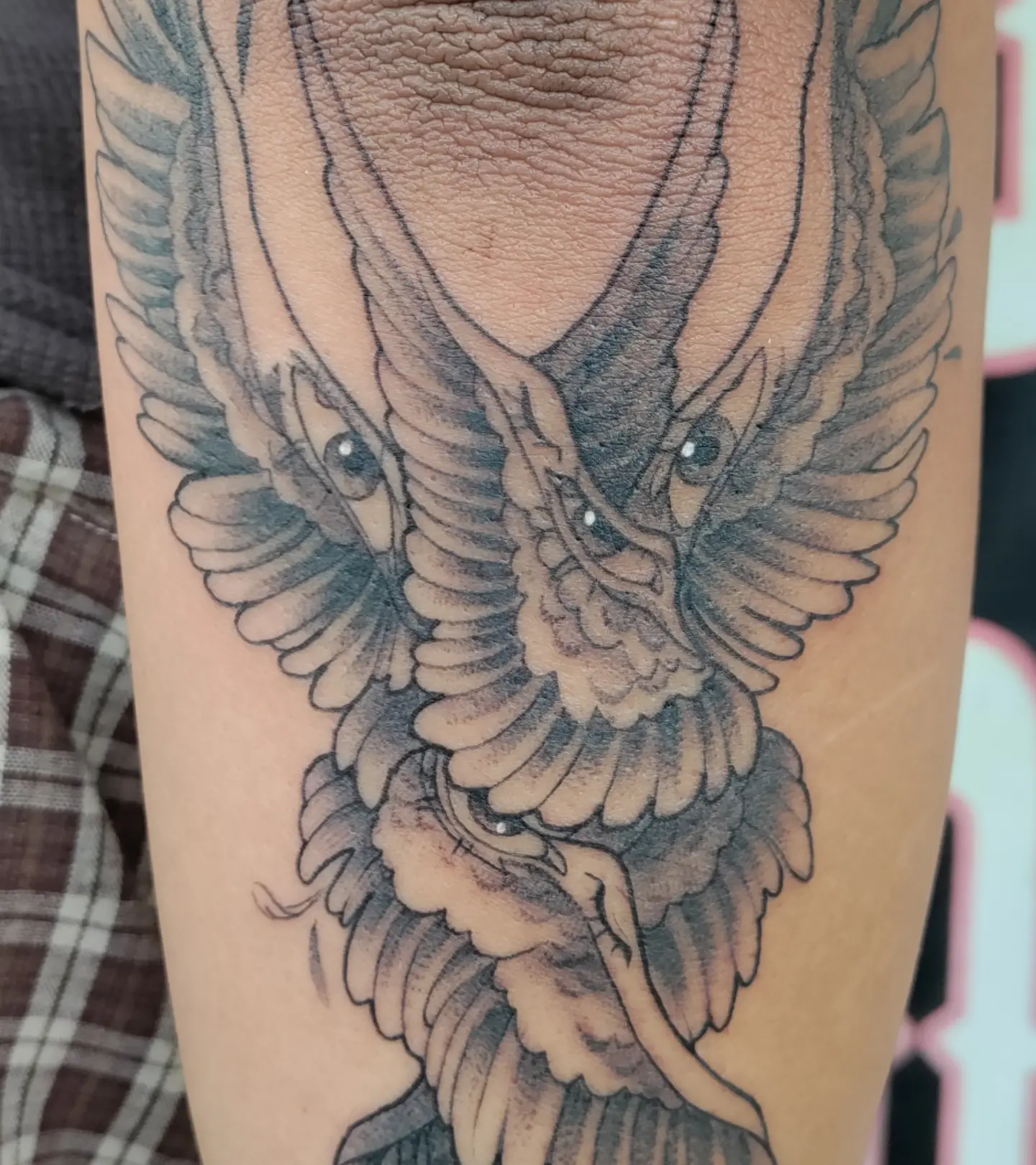 Tattoo by @harvest_moon_tattoos — black_and_grey