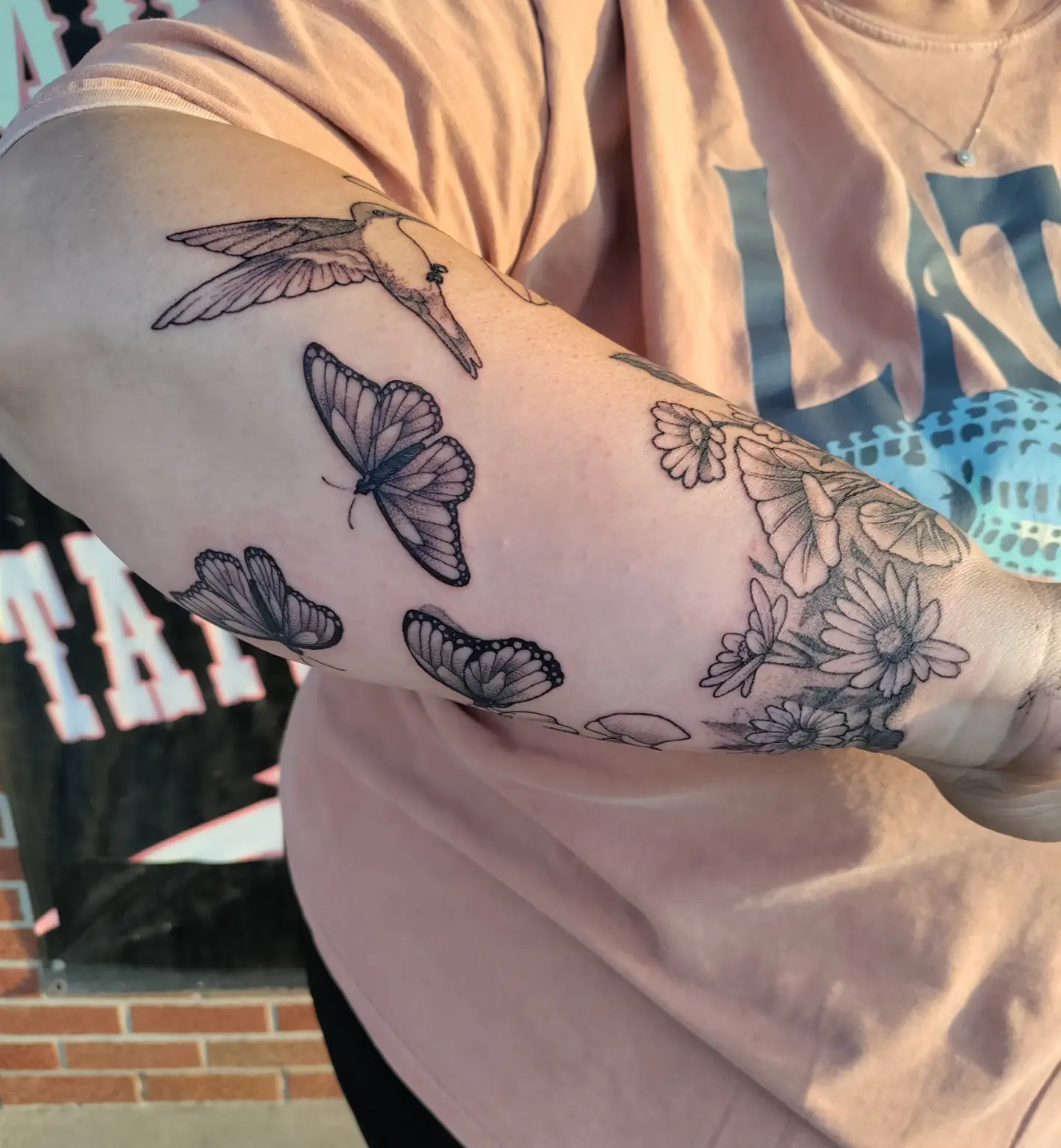 Tattoo by @harvest_moon_tattoos — black_and_grey