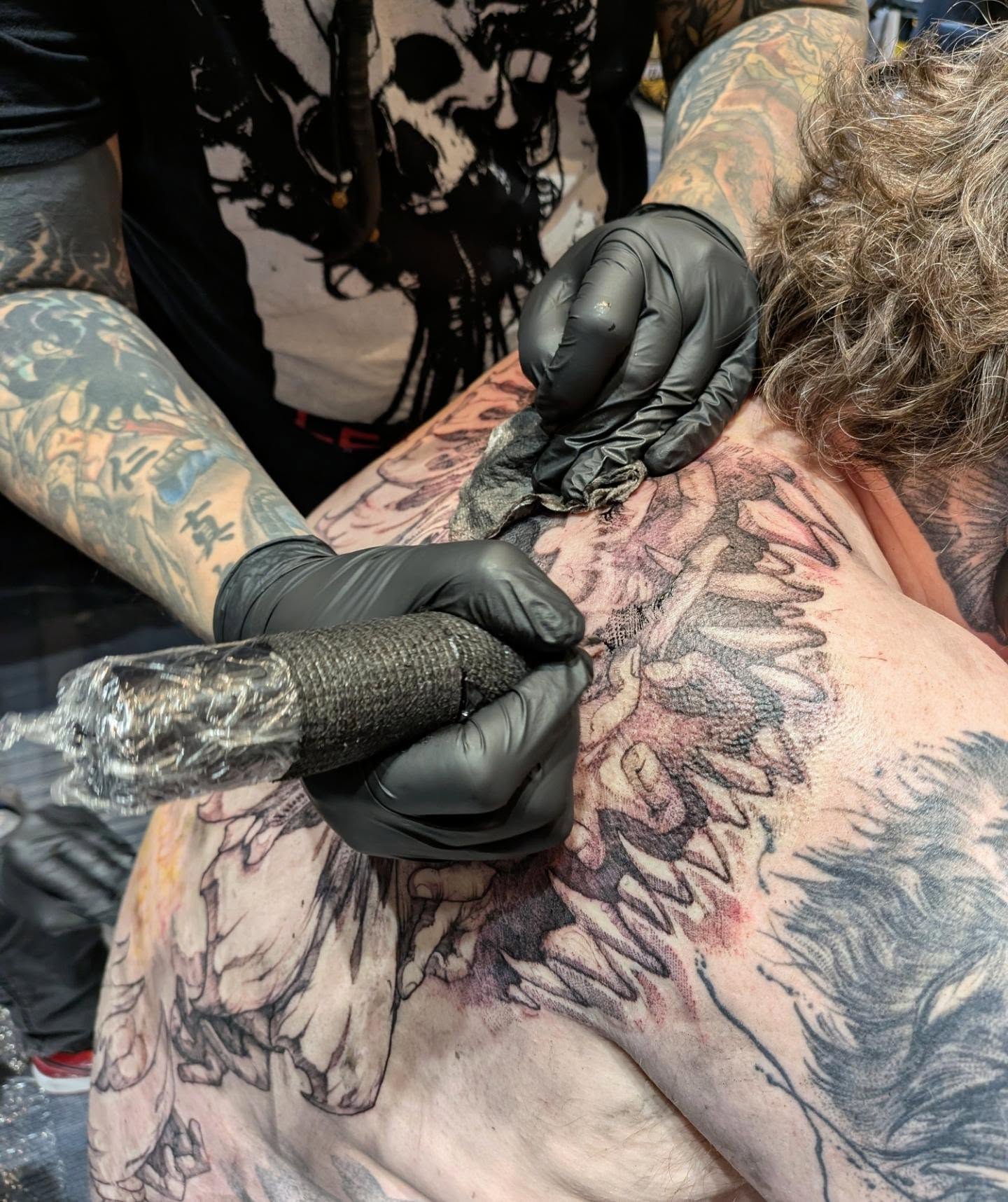 Tattoo by @boxofguts — black_and_grey