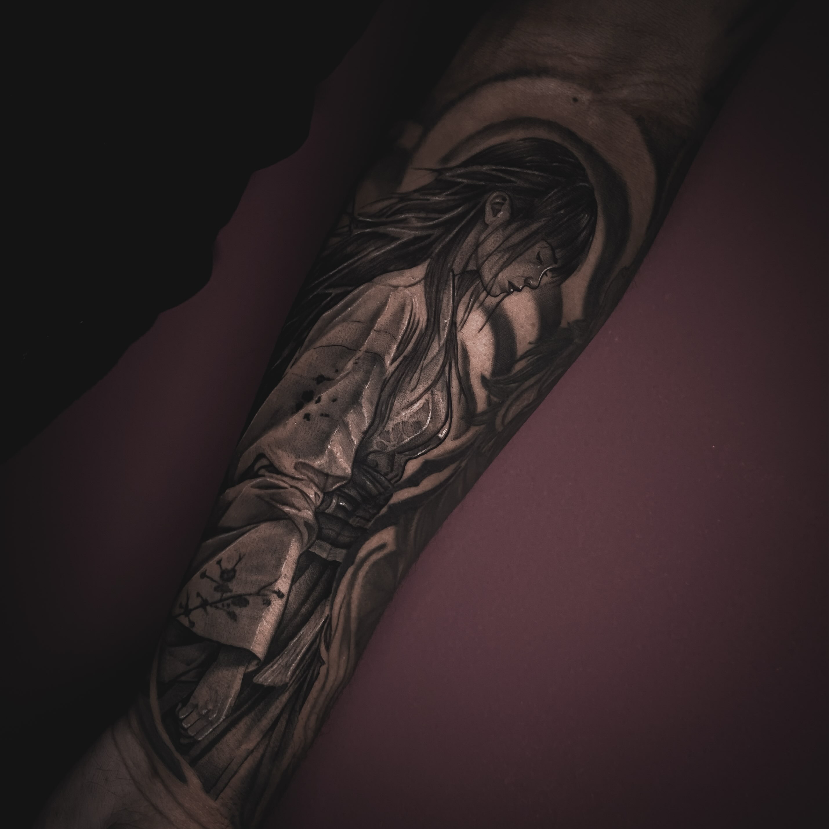Tattoo by @yin.ttt — black_and_grey, realism