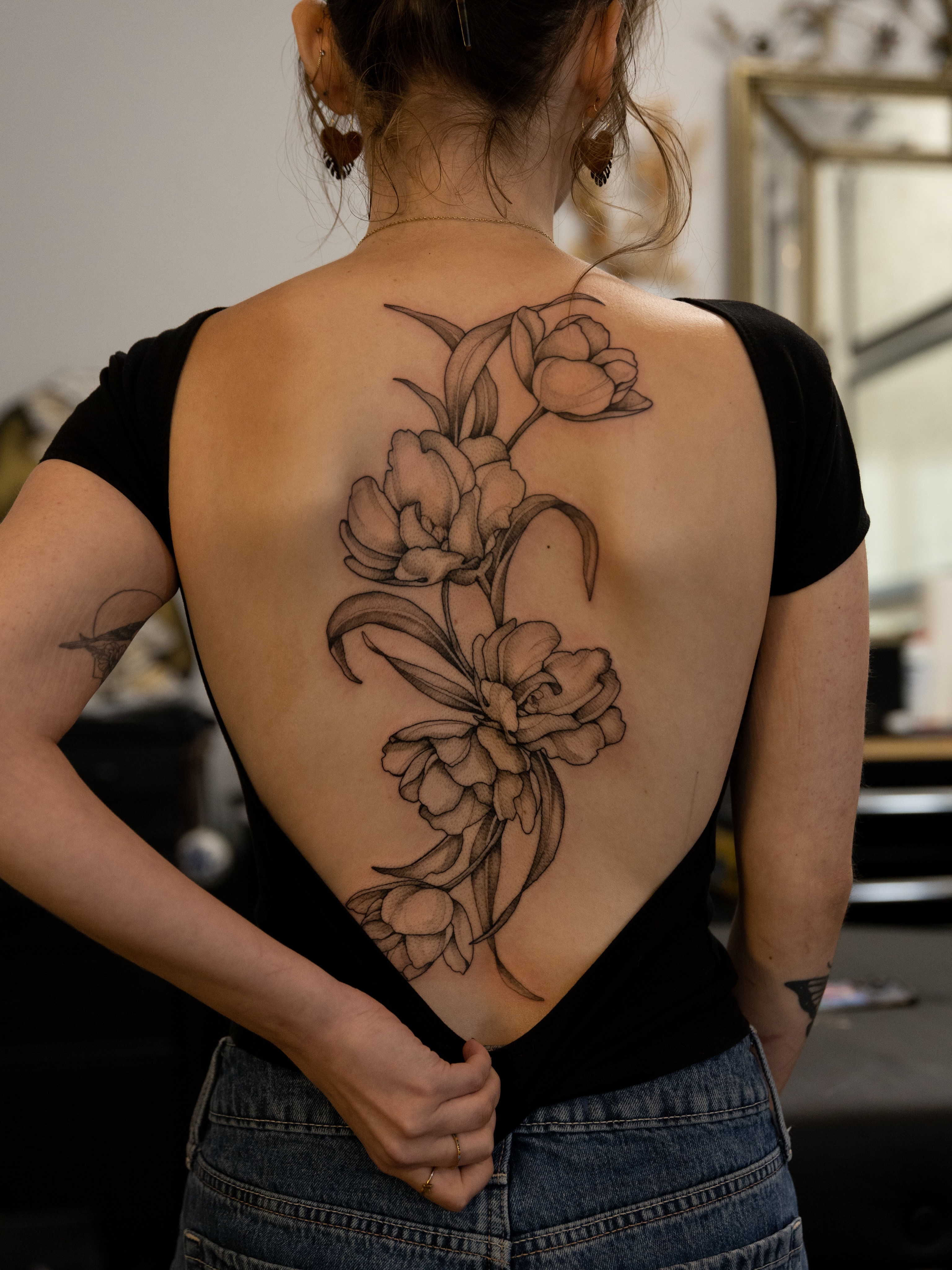 Tattoo by @trueedenstudio — black_and_grey