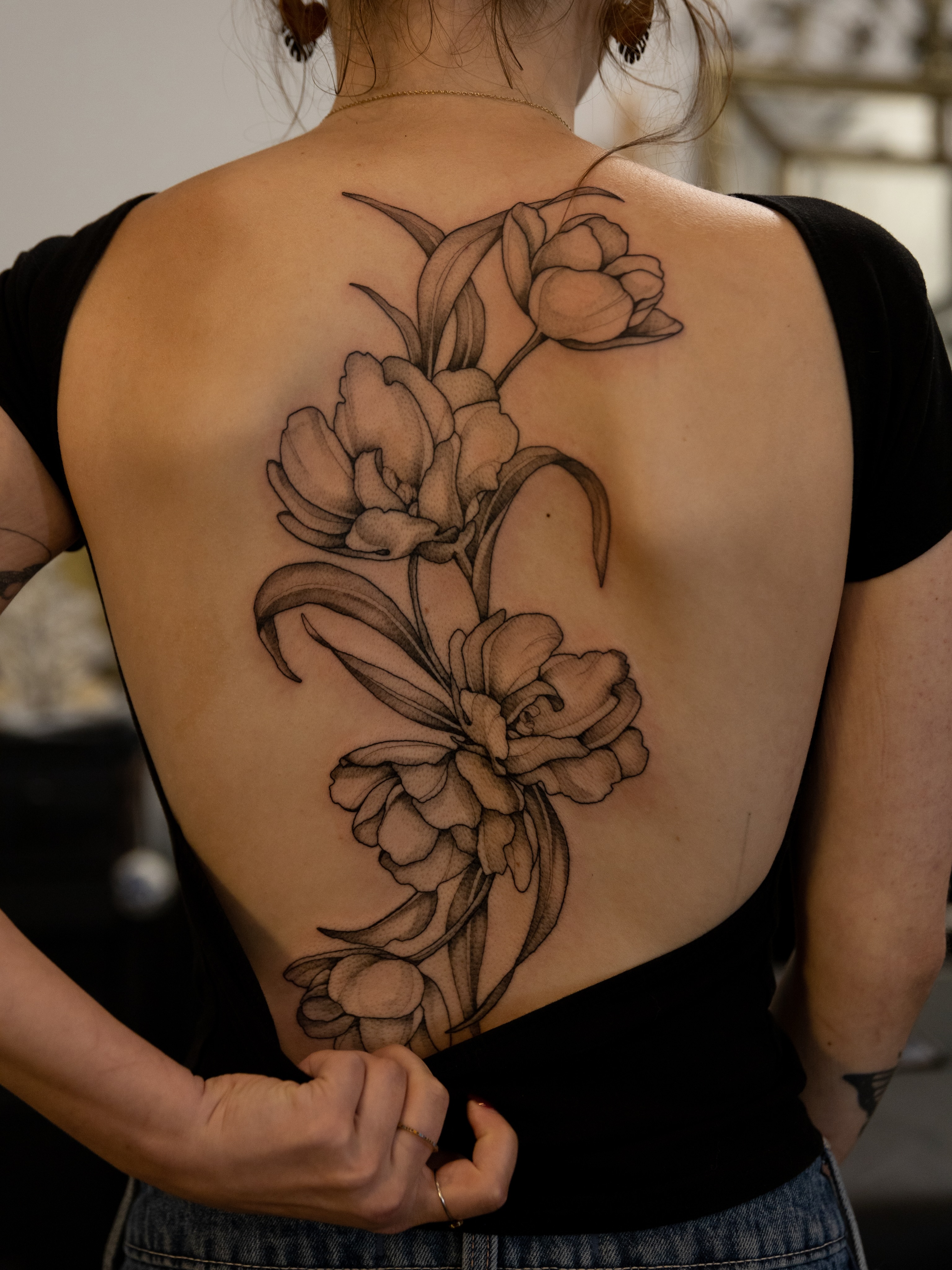 Tattoo by @trueedenstudio — black_and_grey