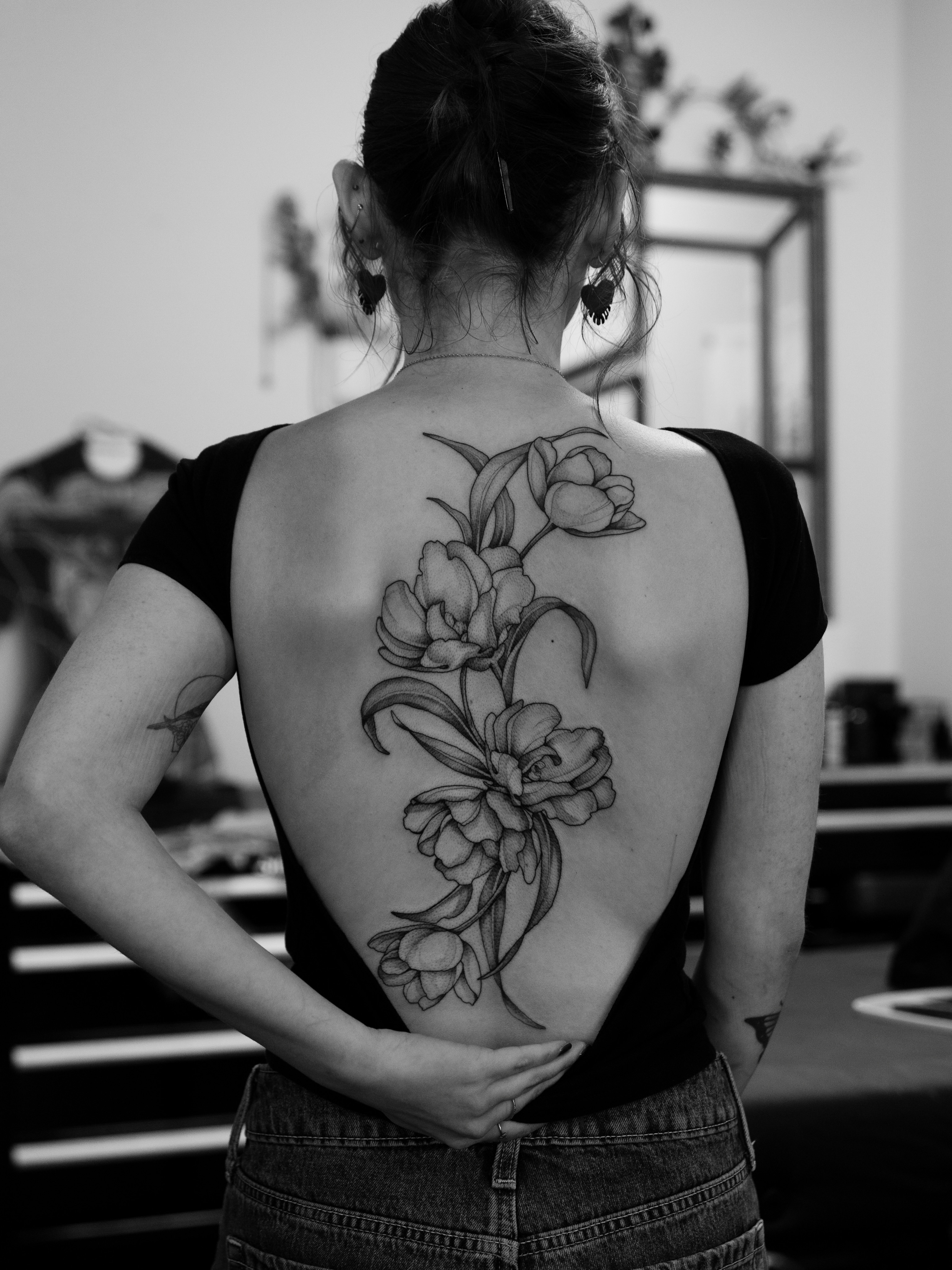 Tattoo by @trueedenstudio — black_and_grey