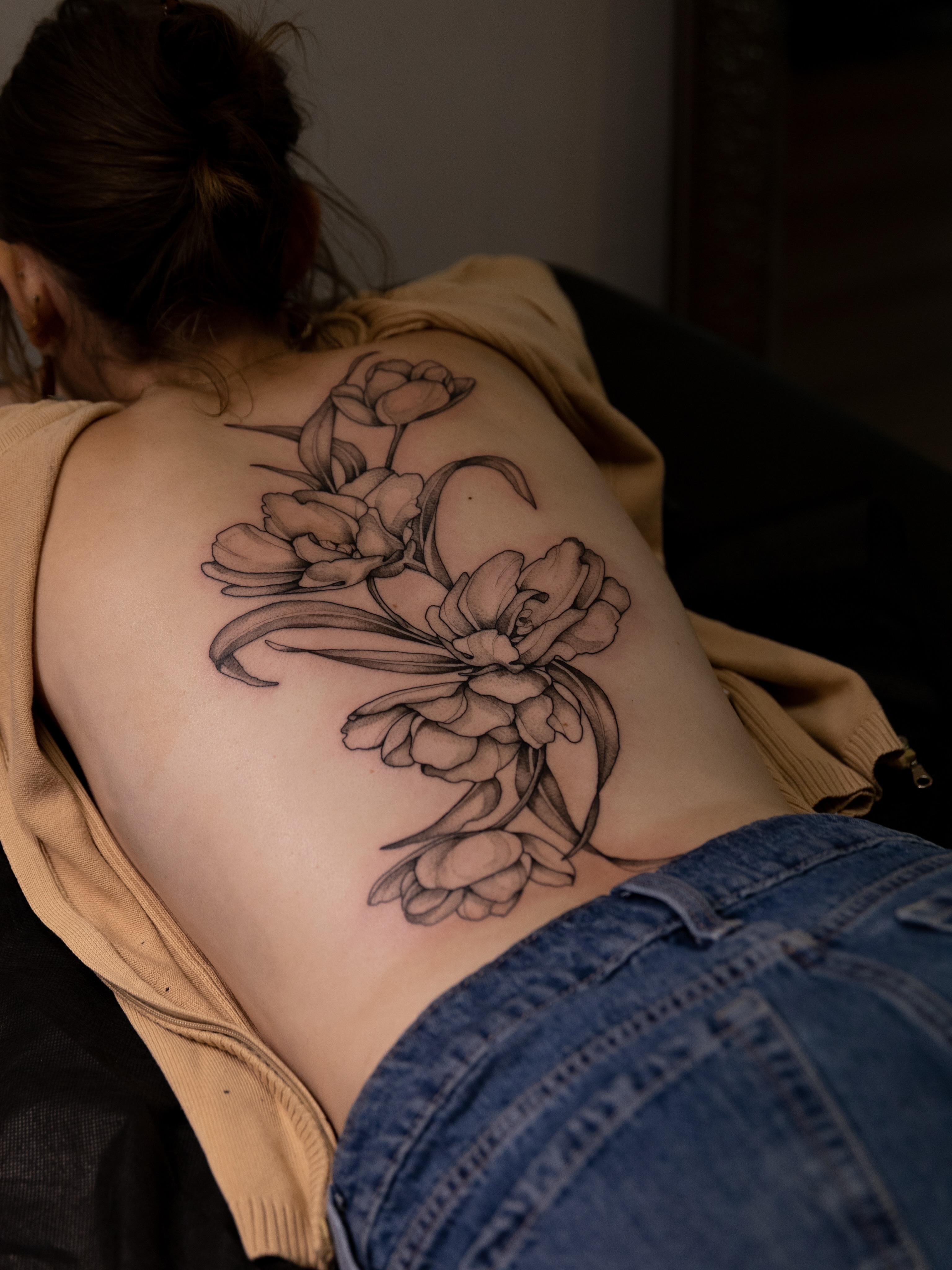 Tattoo by @trueedenstudio — black_and_grey