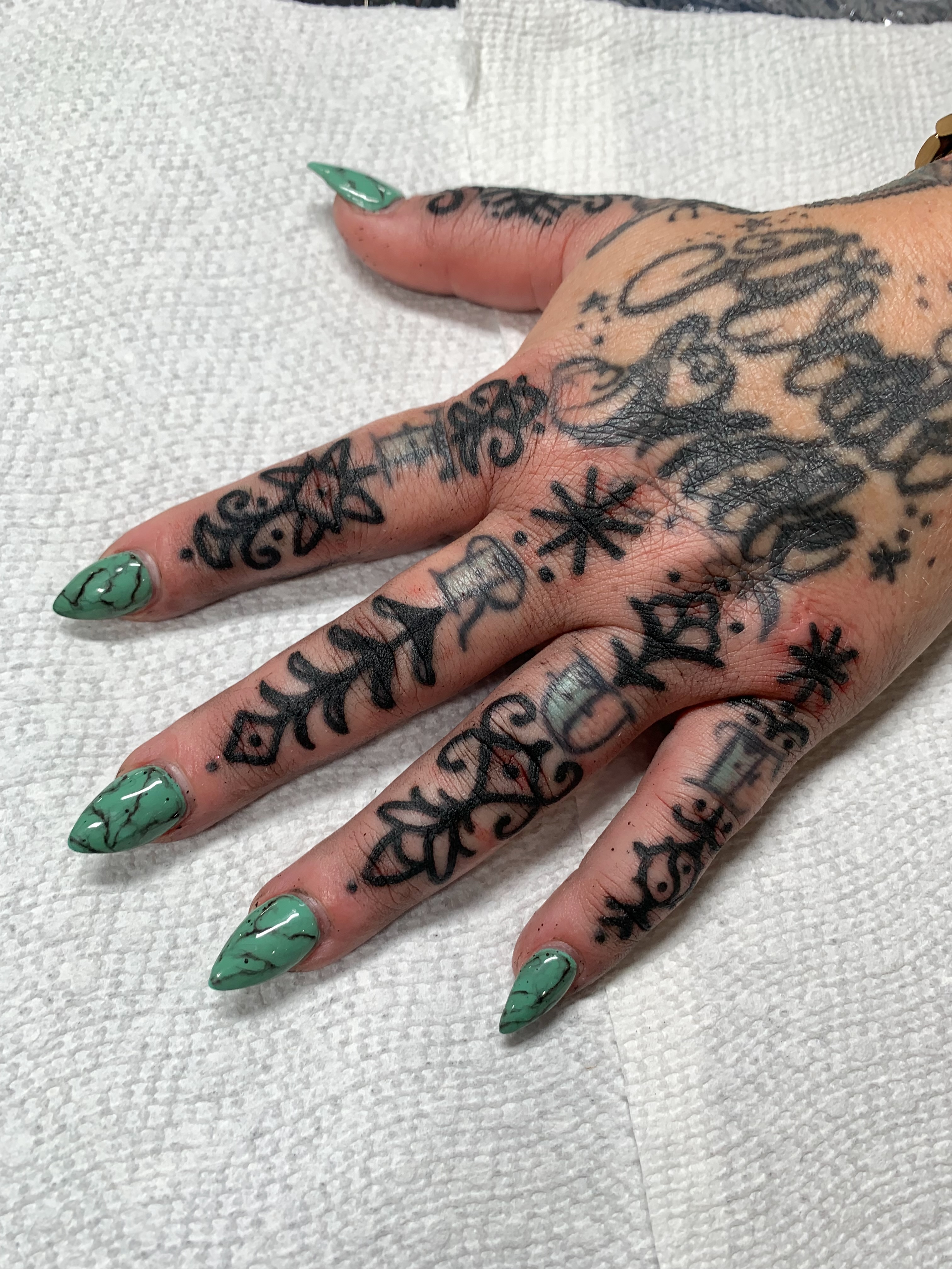 Tattoo by @flowerpunktattoo — black_and_grey