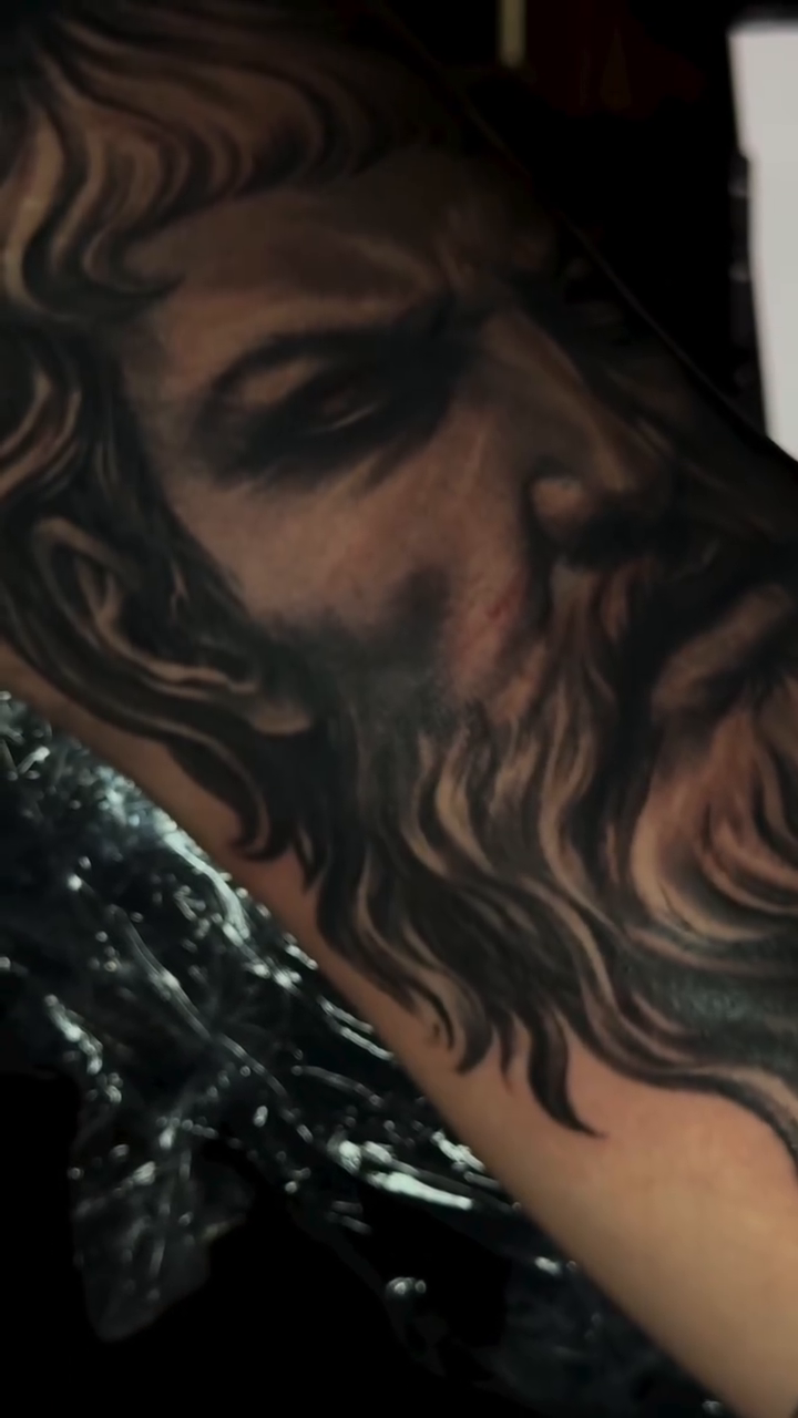 Tattoo by @cambamtattoos — realism, black_and_grey