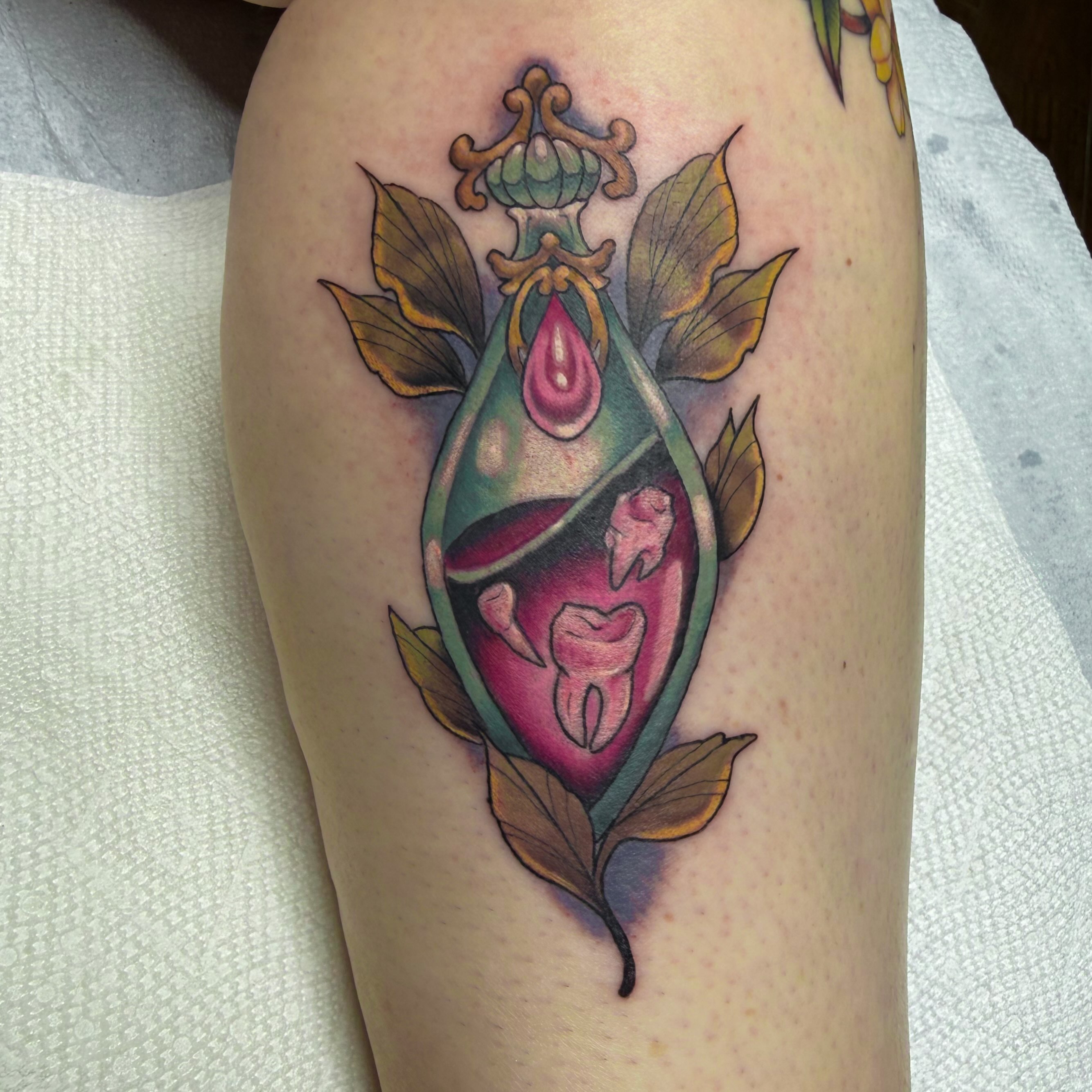 Tattoo by @some.mo.art — new_school, realism