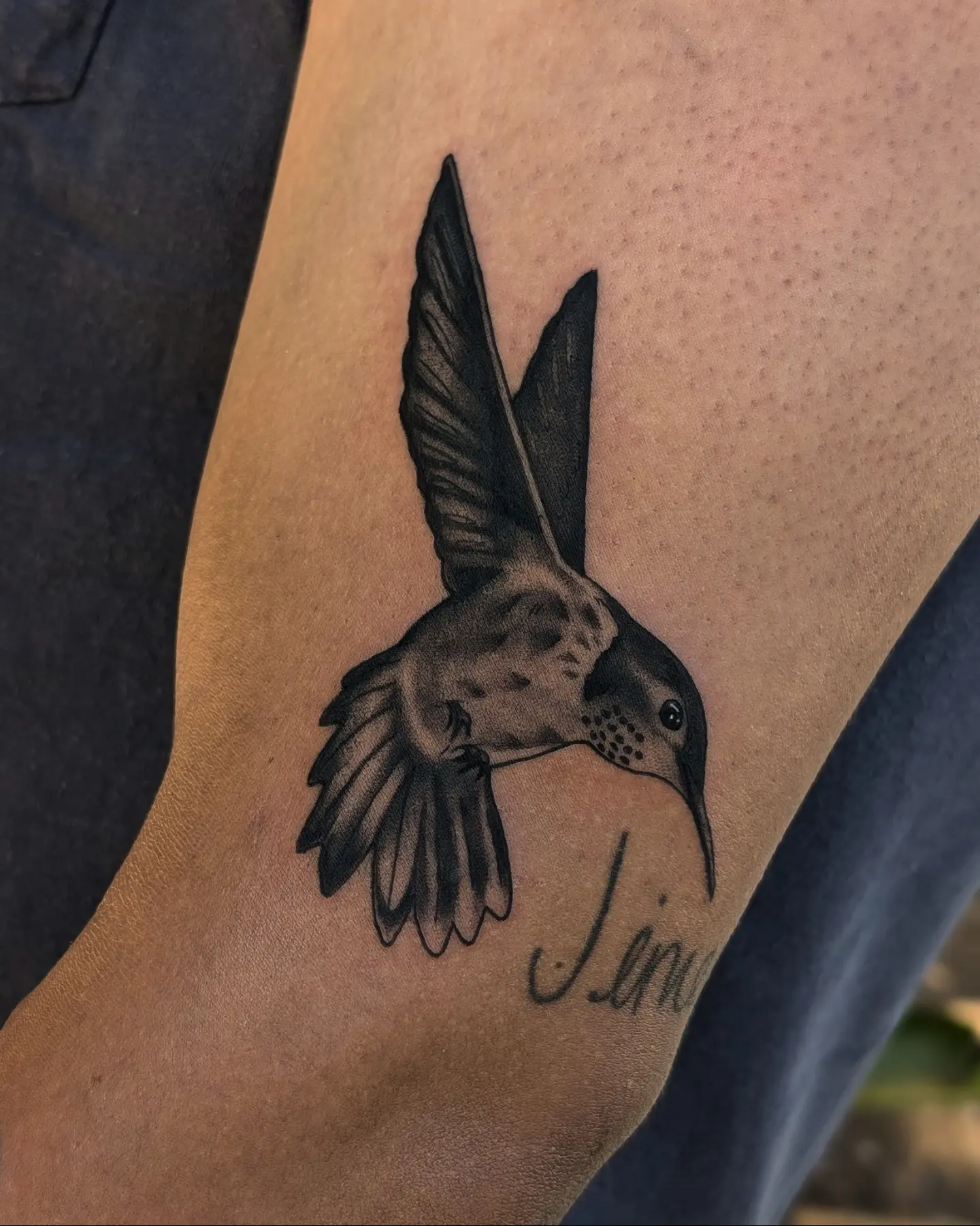 Tattoo by @matchashojo — dotwork, realism