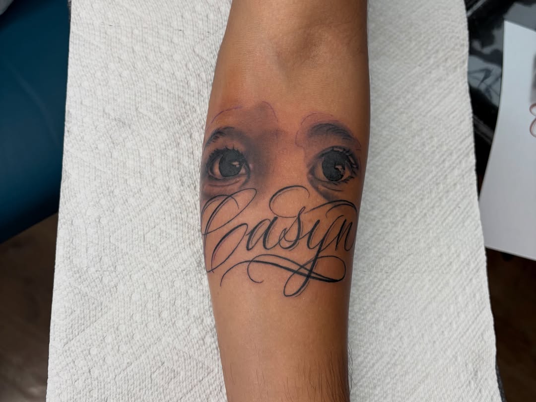 Tattoo by @blaynetat2 — lettering_script