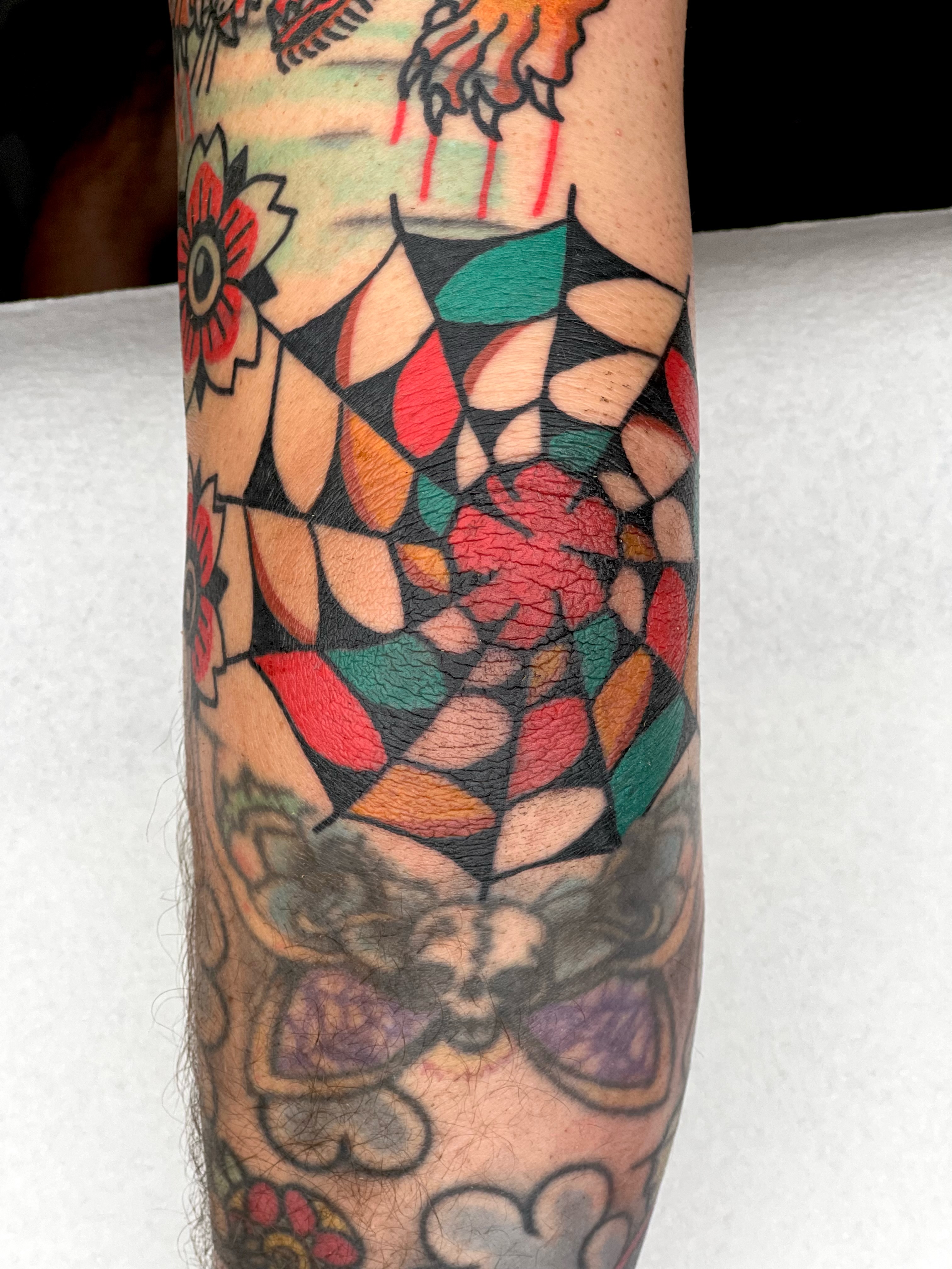 Tattoo by @duraotattoos — geometric