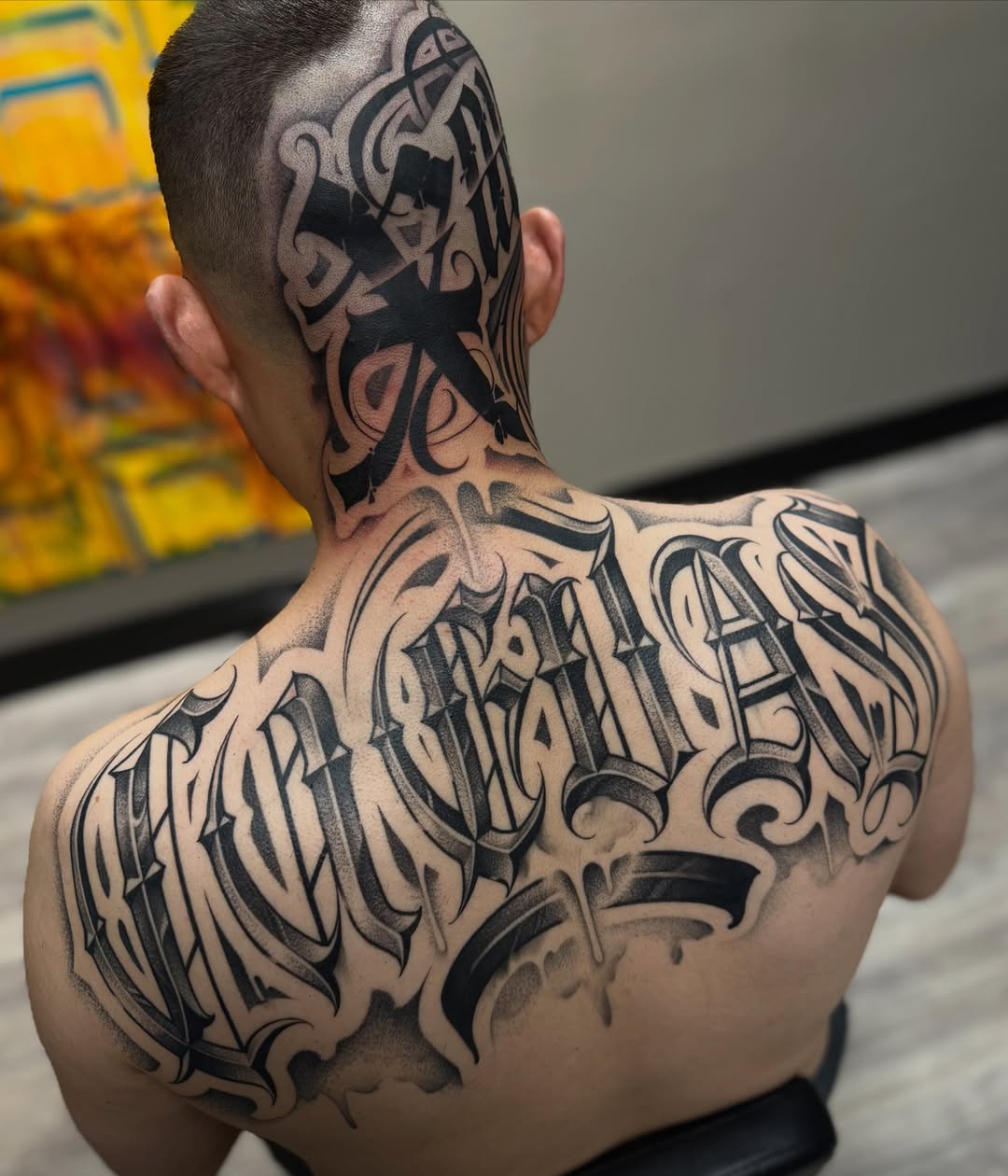 Tattoo by @aleckzi_ramos — lettering_script