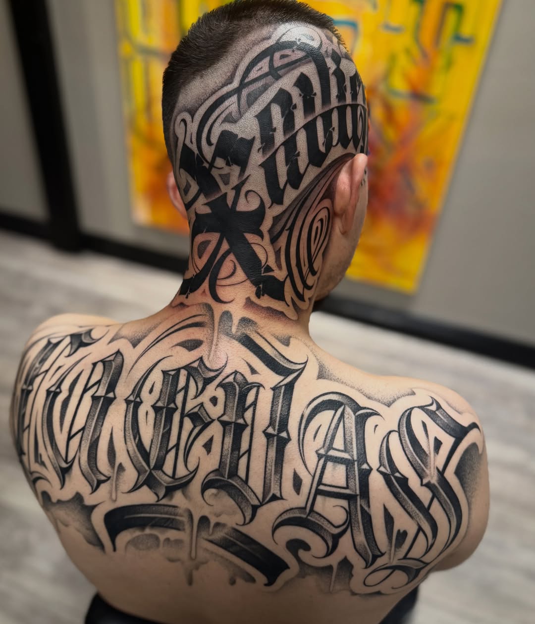 Tattoo by @aleckzi_ramos — lettering_script