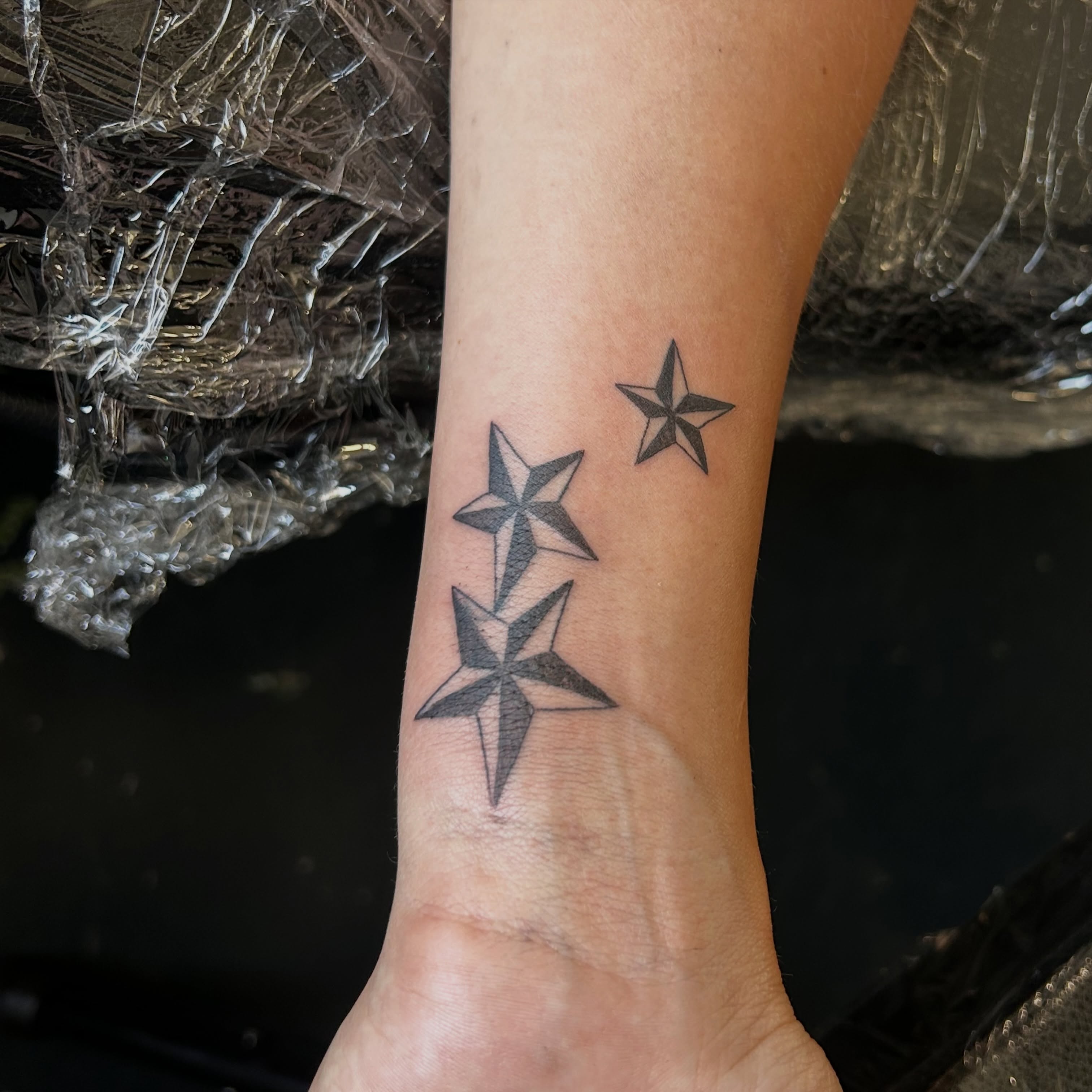 Tattoo by @inkyphoebe — geometric