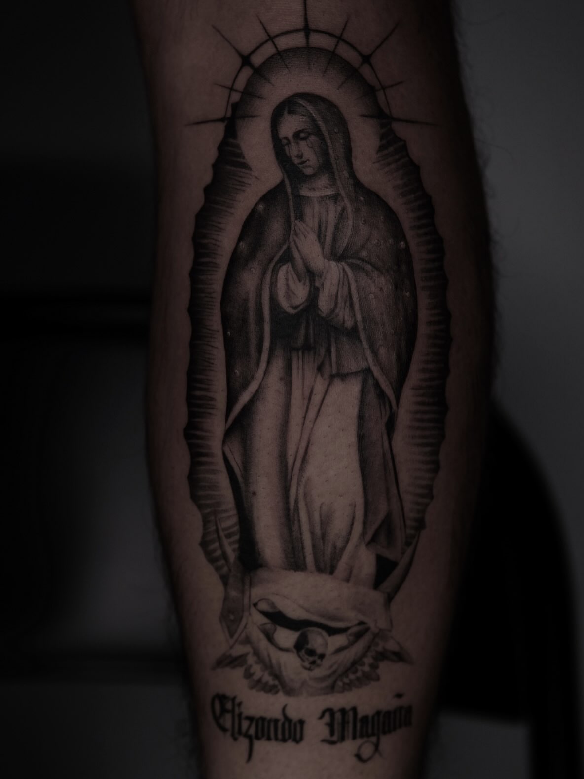 Tattoo by @grxytattoo — black_and_grey
