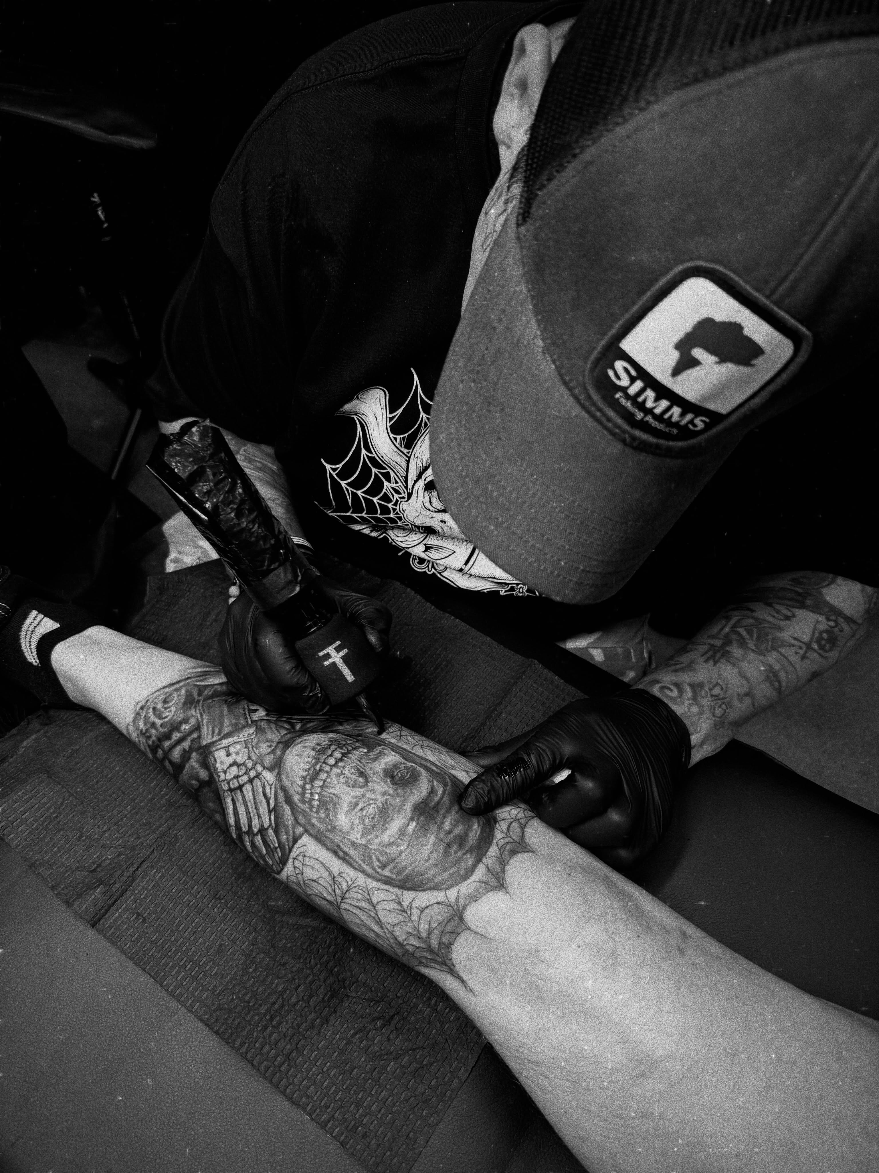 Tattoo by @biggusink — black_and_grey