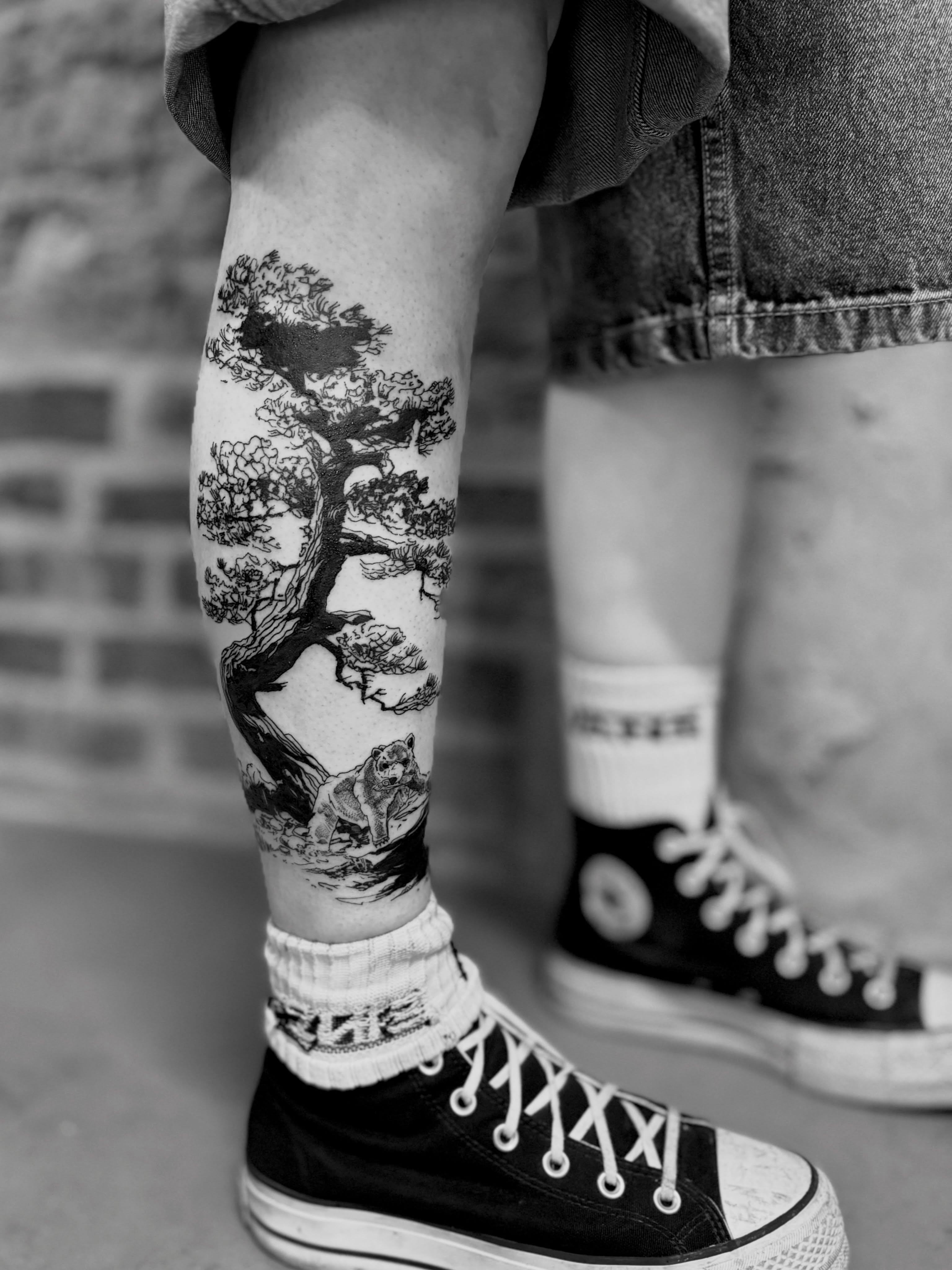 Tattoo by @oliversoames β black_and_grey, realism